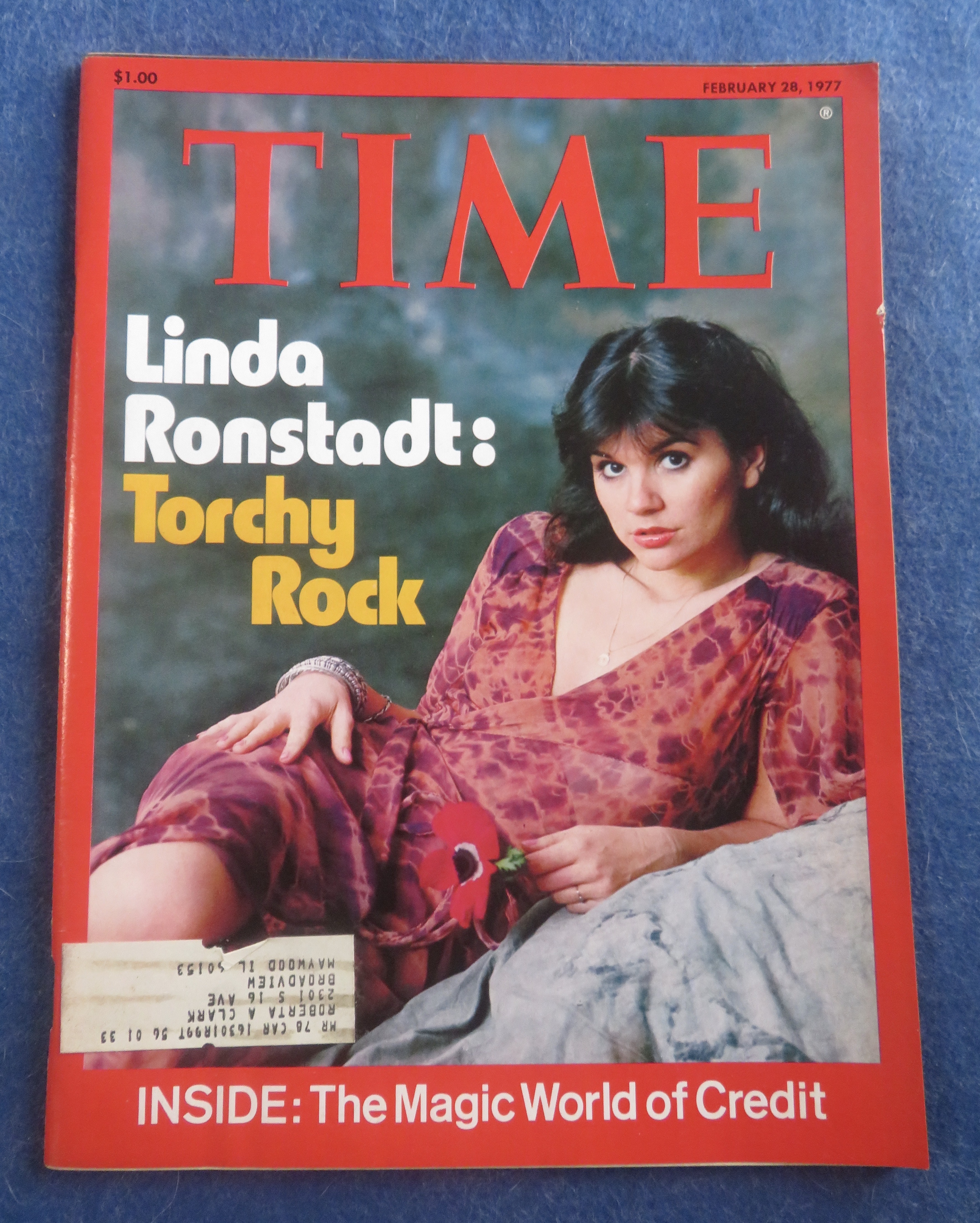 TIme Magazine February 28, 1977 Linda Ronstadt