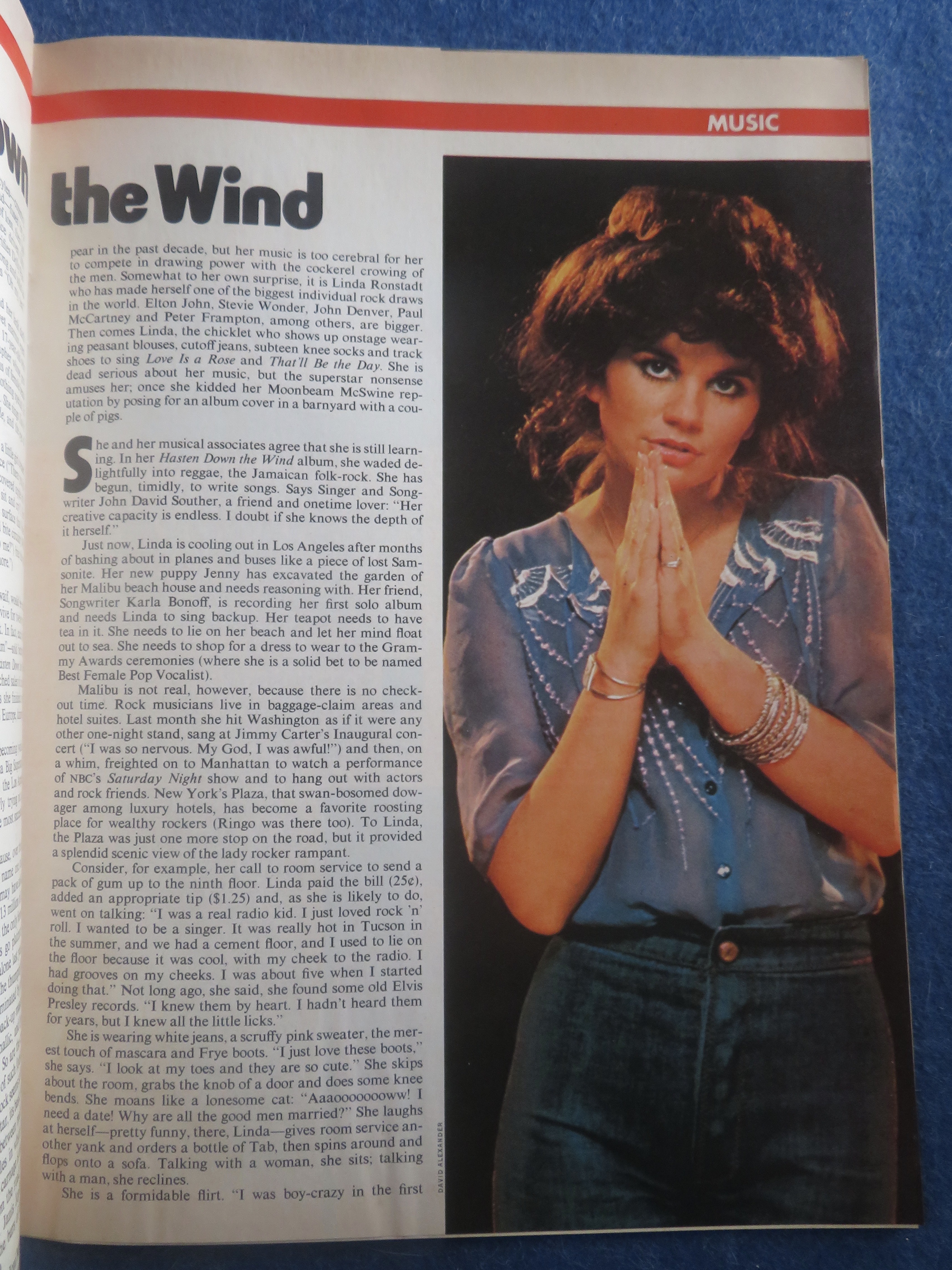 TIme Magazine February 28, 1977 Linda Ronstadt