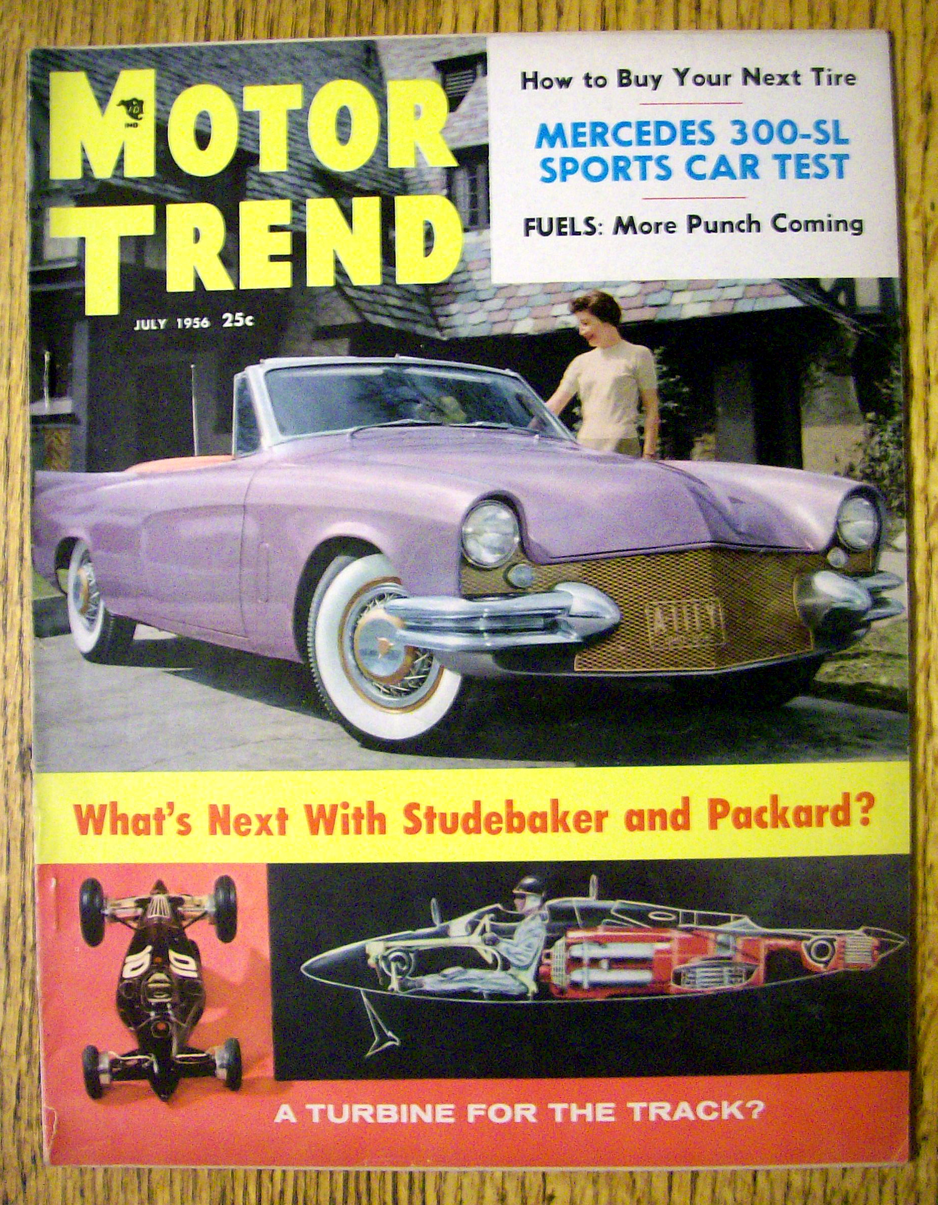 Motor Trend Magazine July 1956 How To Buy Next Tire