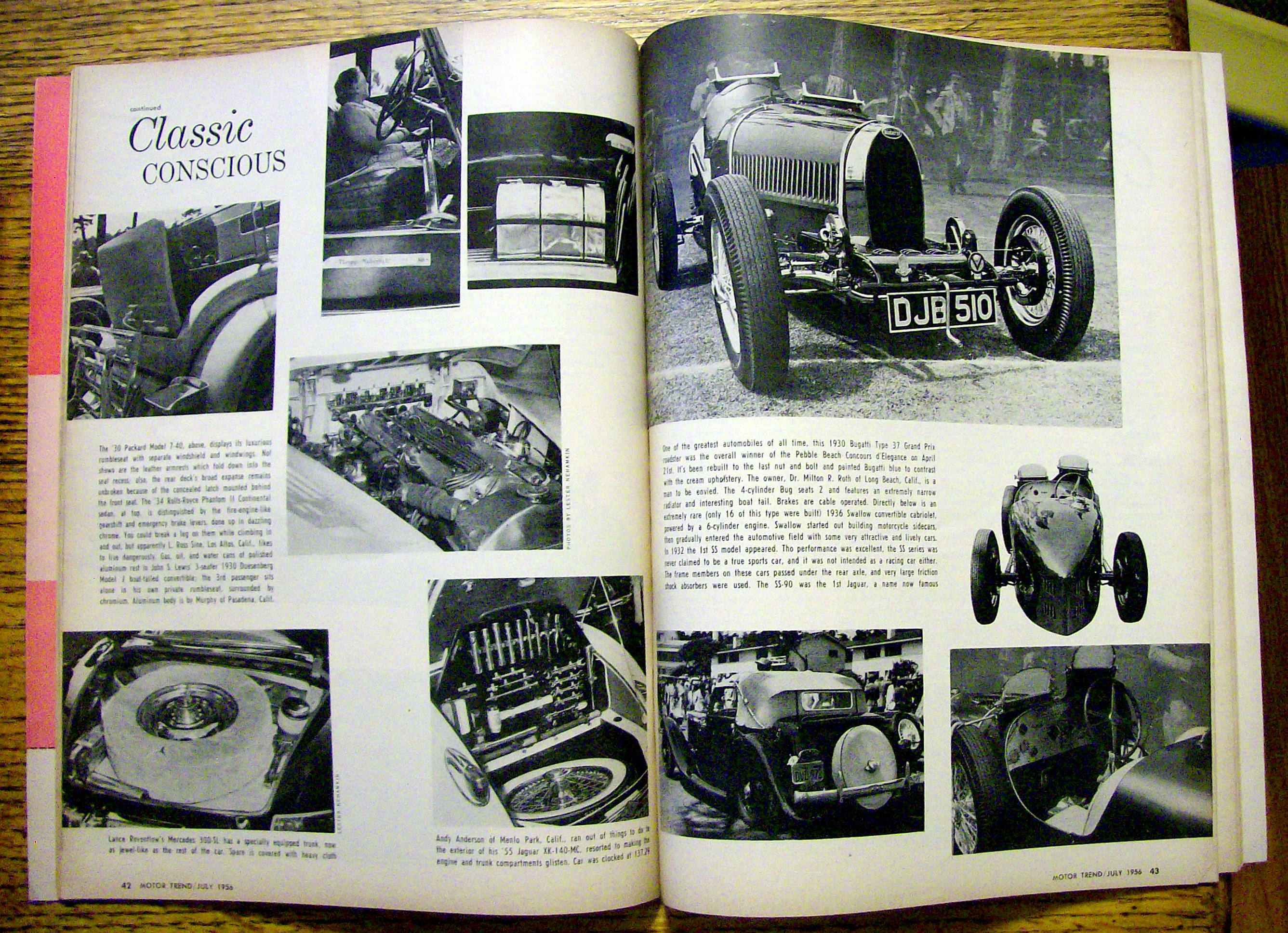 Motor Trend Magazine July 1956 How To Buy Next Tire