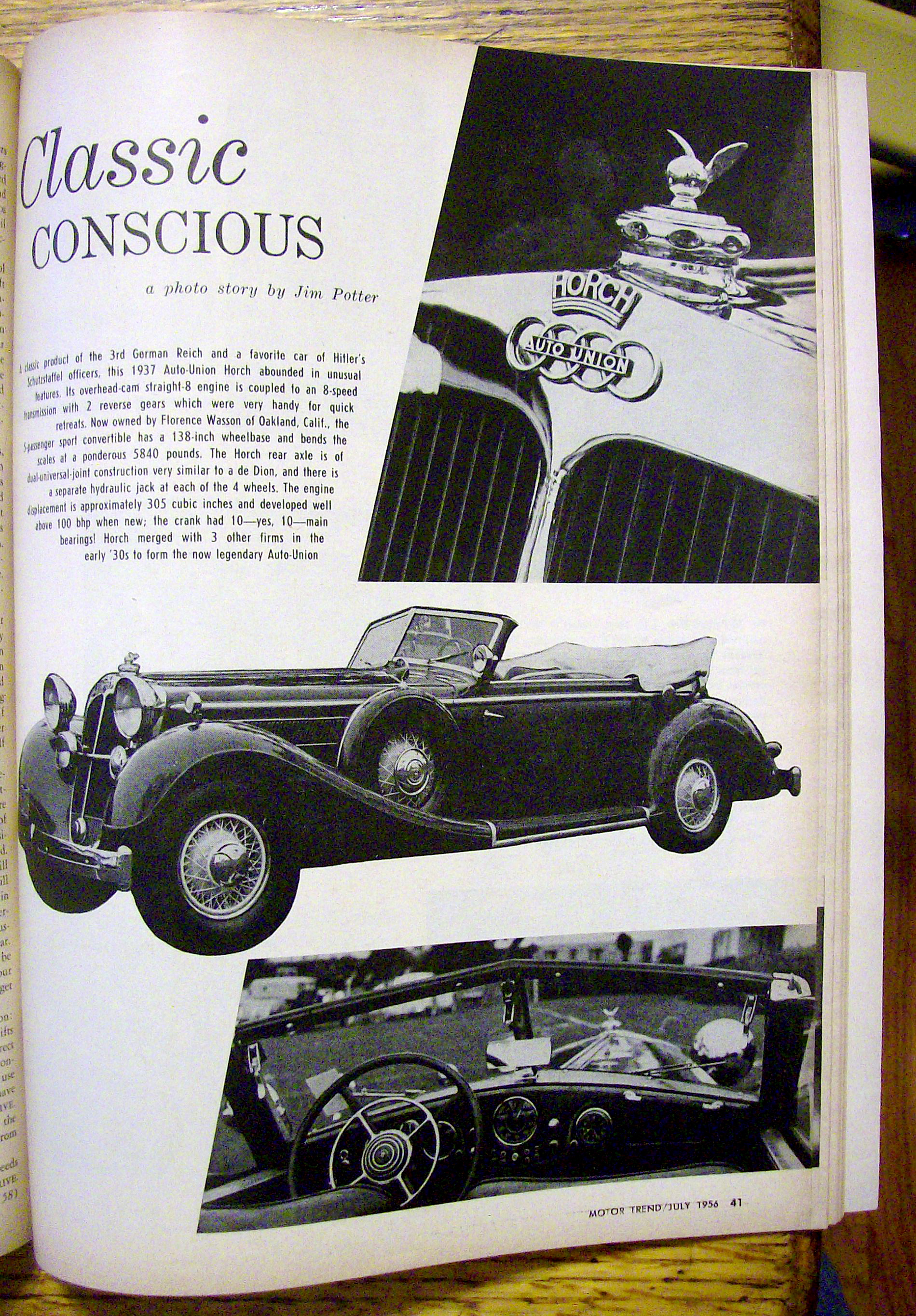 Motor Trend Magazine July 1956 How To Buy Next Tire