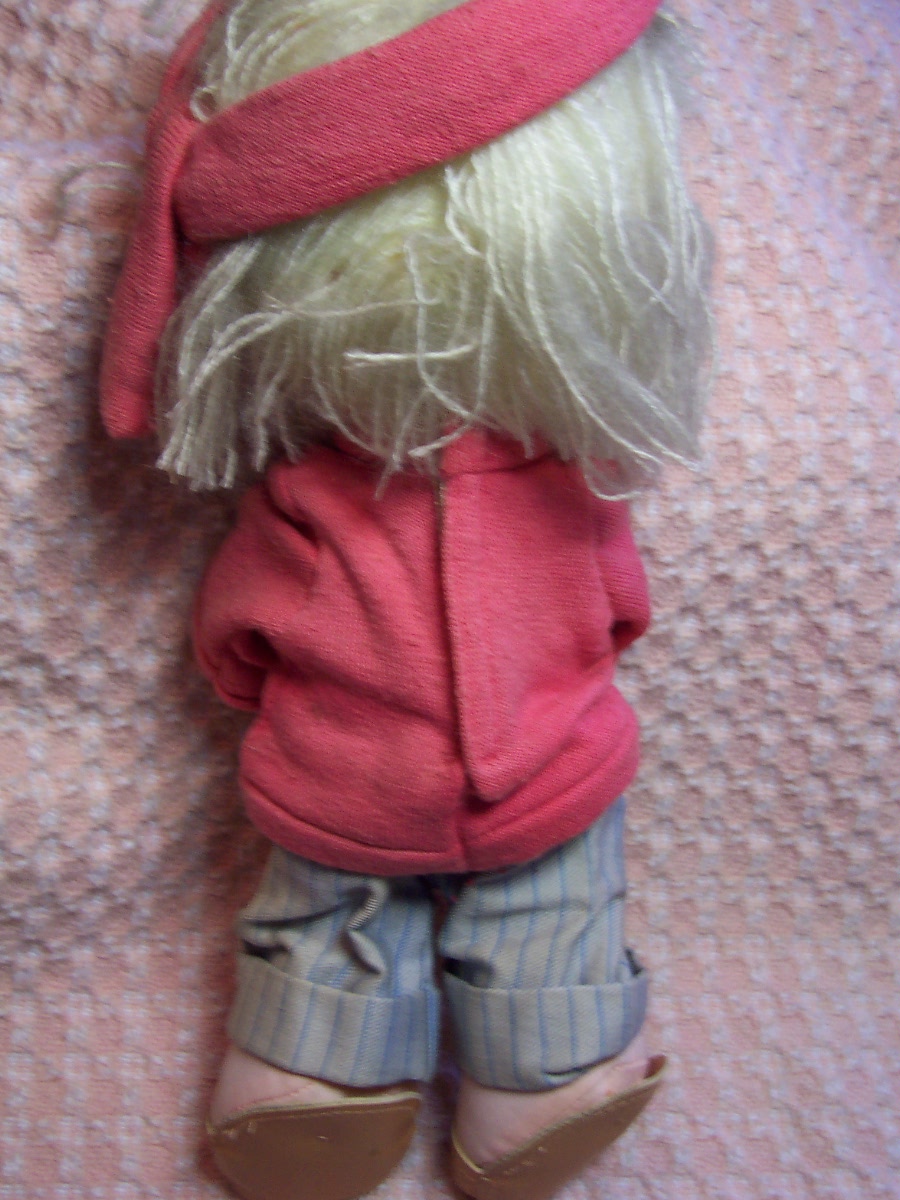 Precious Moments Boy Cloth Doll Holding Harp