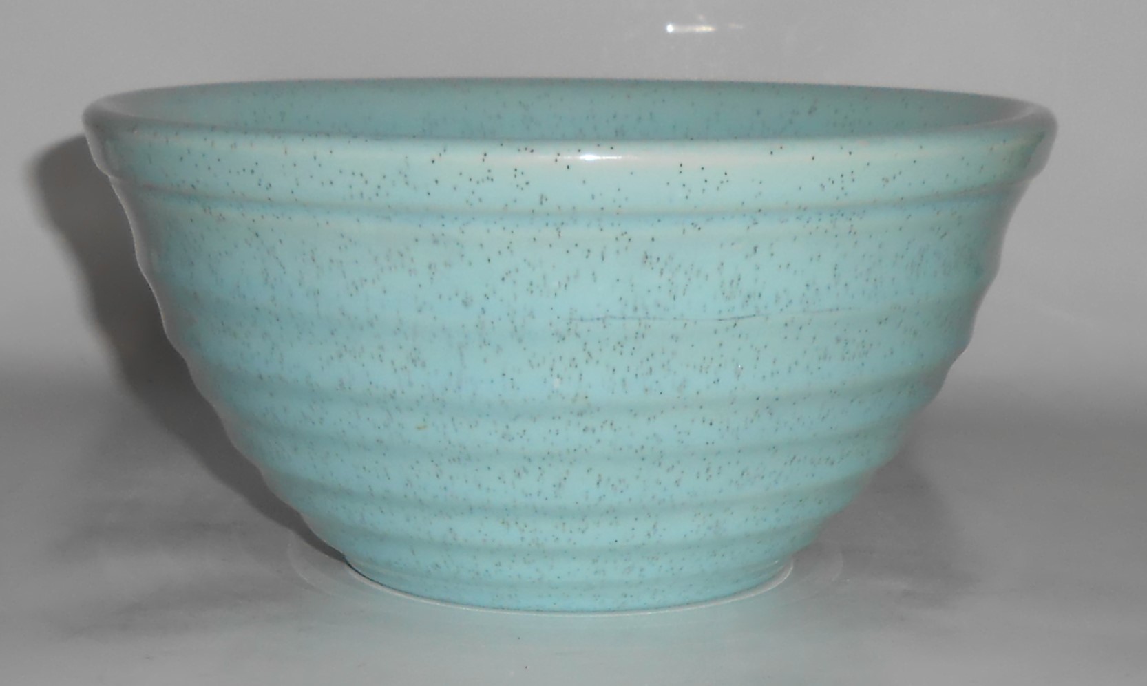 VINTAGE Bauer Pottery Ring Ware Blue Speckle #24 Mixing