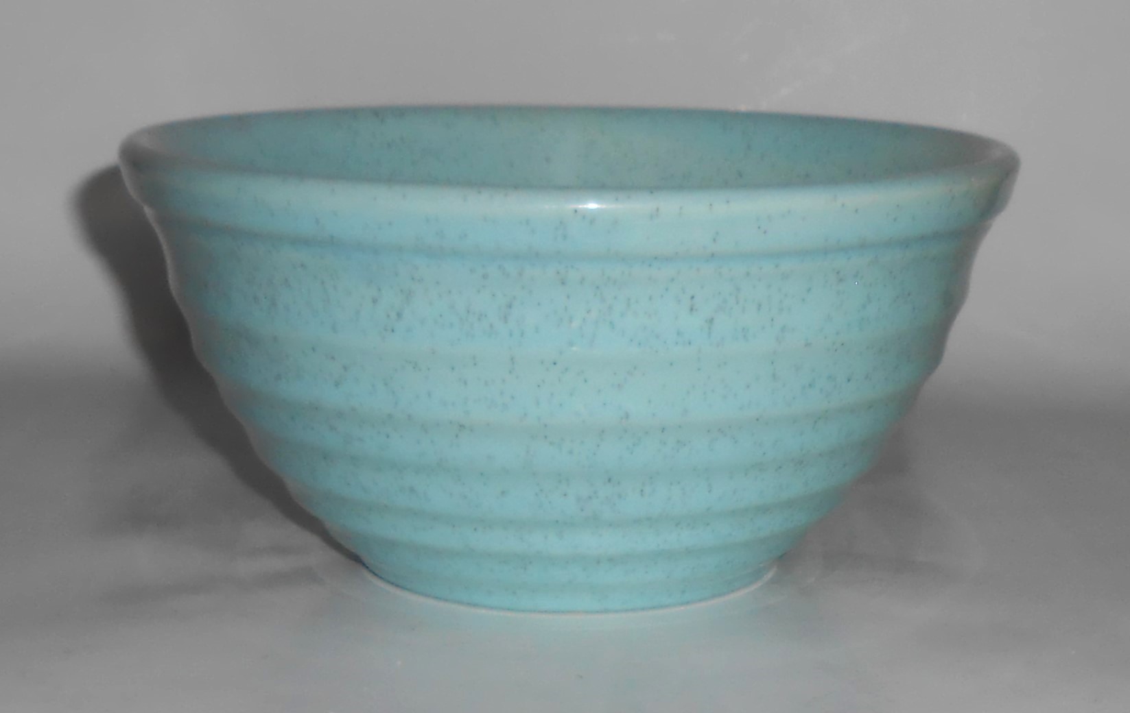 VINTAGE Bauer Pottery Ring Ware Blue Speckle #24 Mixing