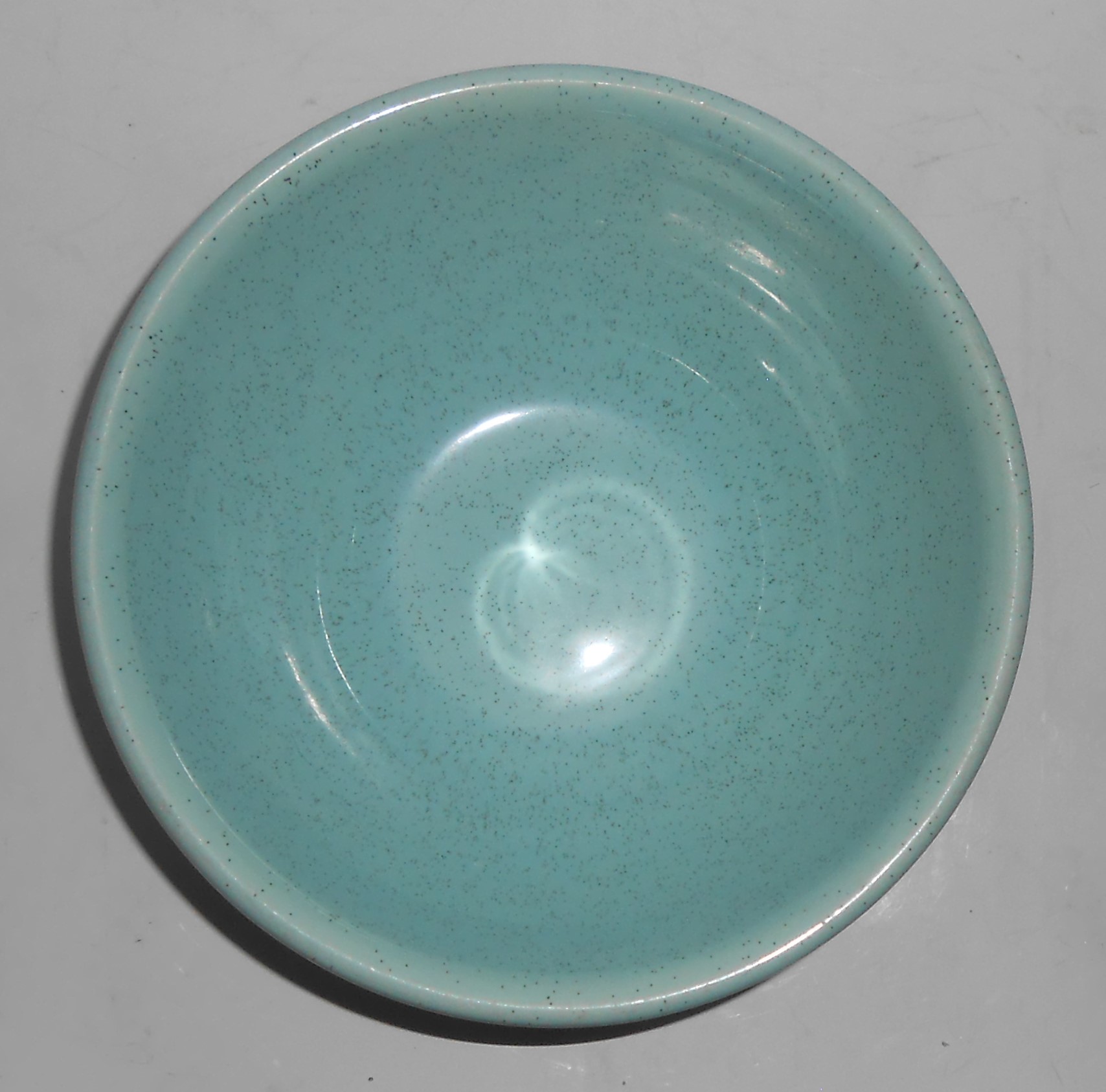 VINTAGE Bauer Pottery Ring Ware Blue Speckle #24 Mixing