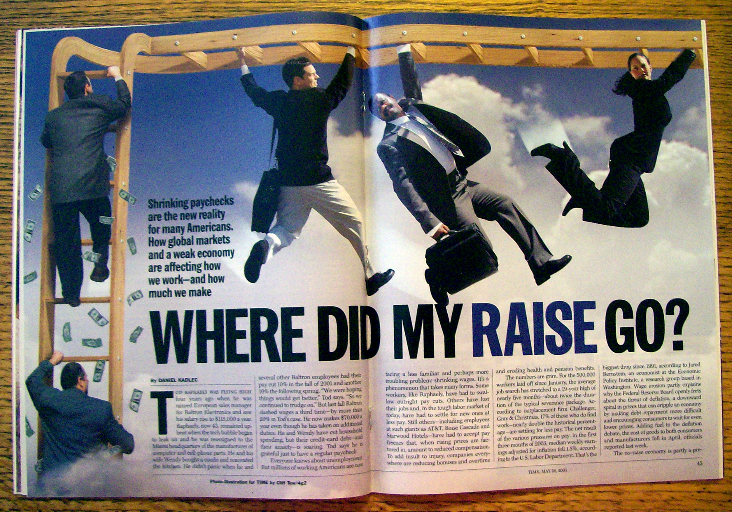 Time Magazine May 26, 2003 Where's My Raise?