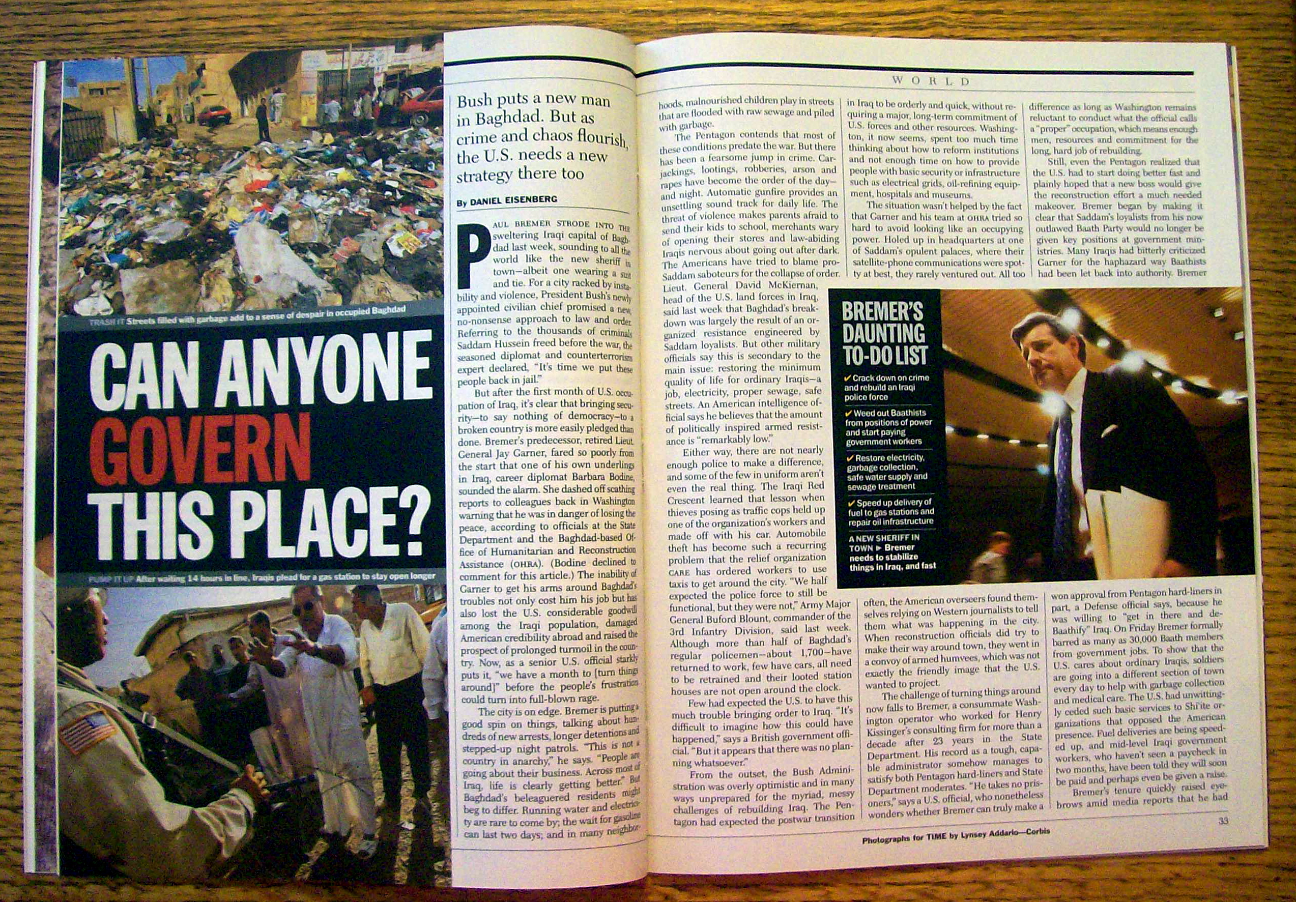Time Magazine May 26, 2003 Where's My Raise?