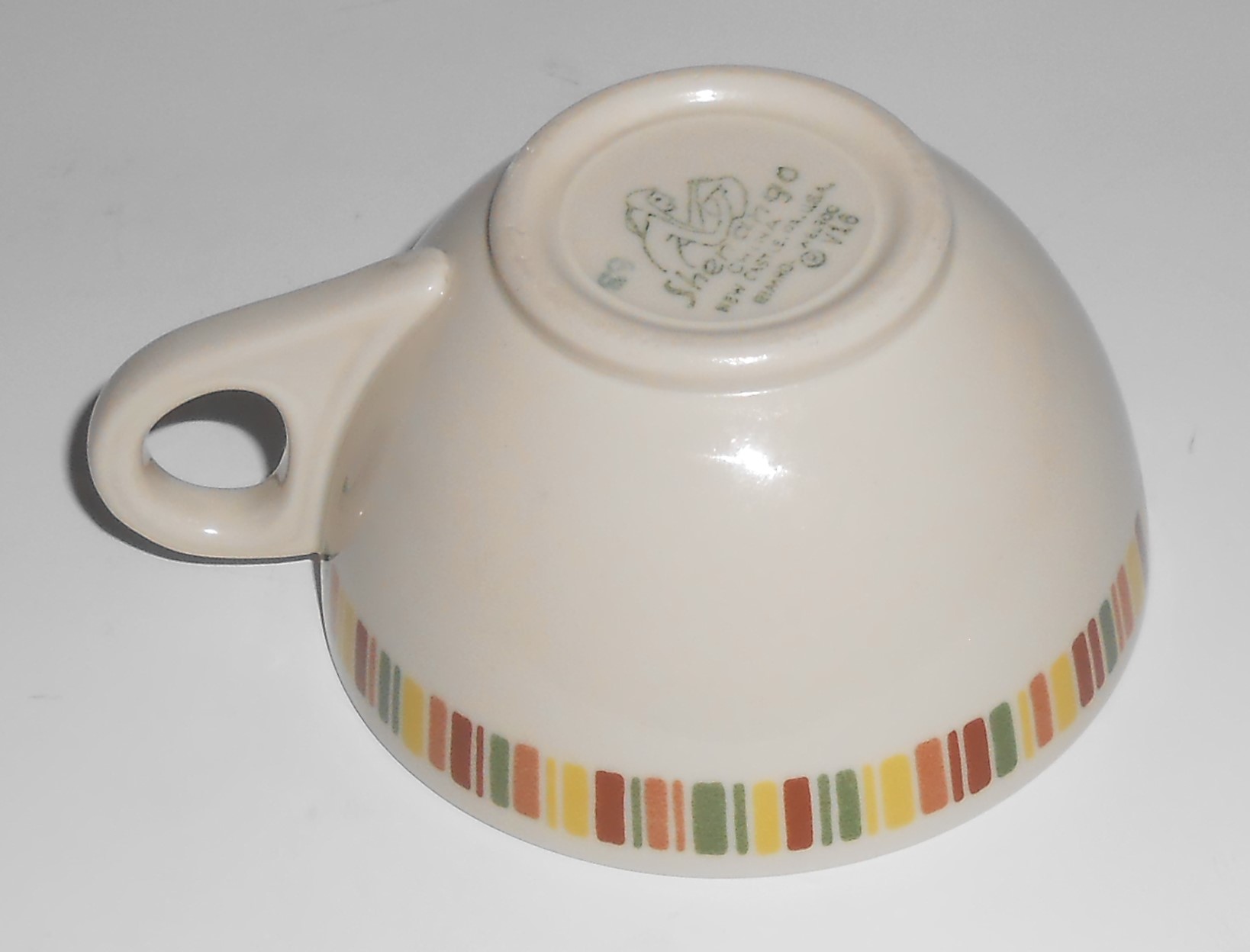 Shenango China Restaurant Ware Color Bands Cup