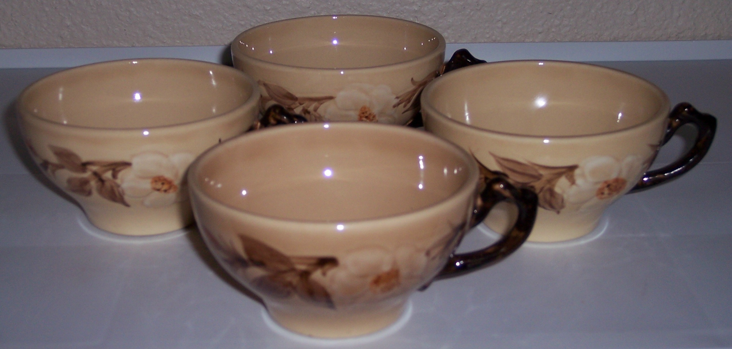 Franciscan Pottery Cafe Royal Set/4 Cups! Mint!