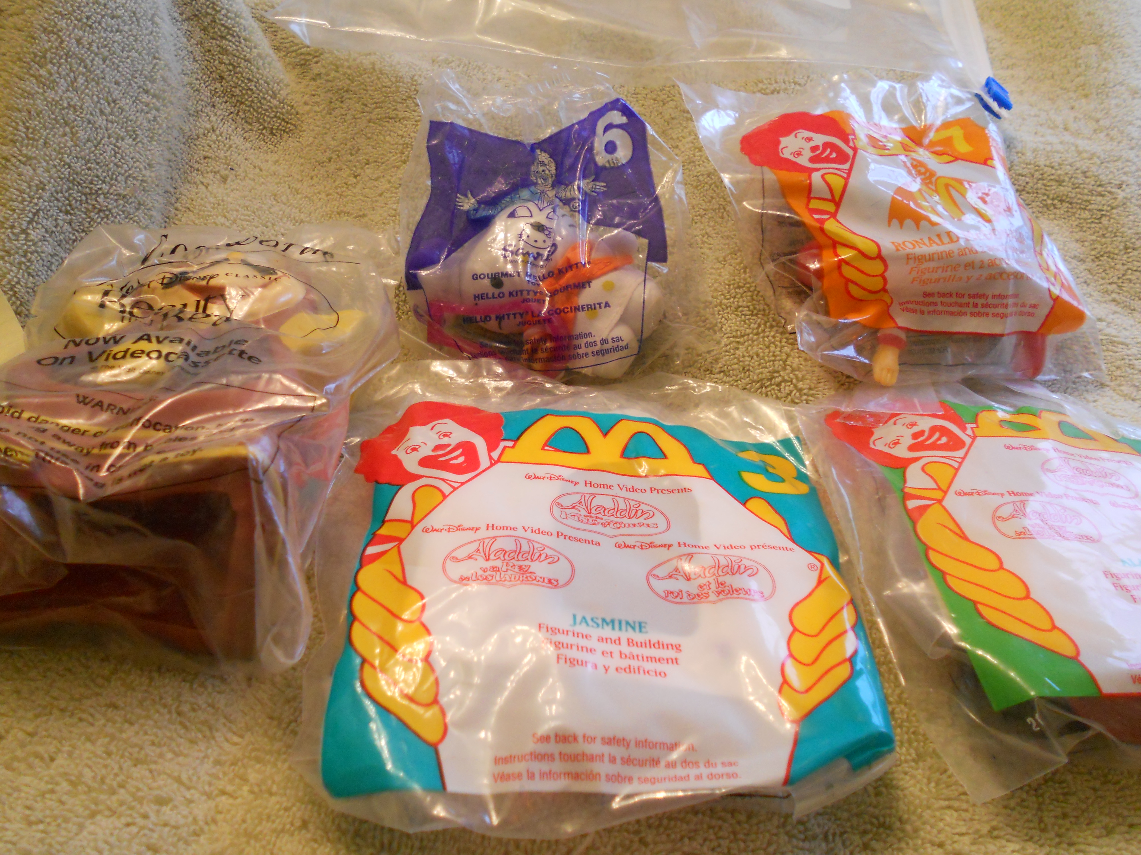 McDonald's Fast Food Toys Set of 5