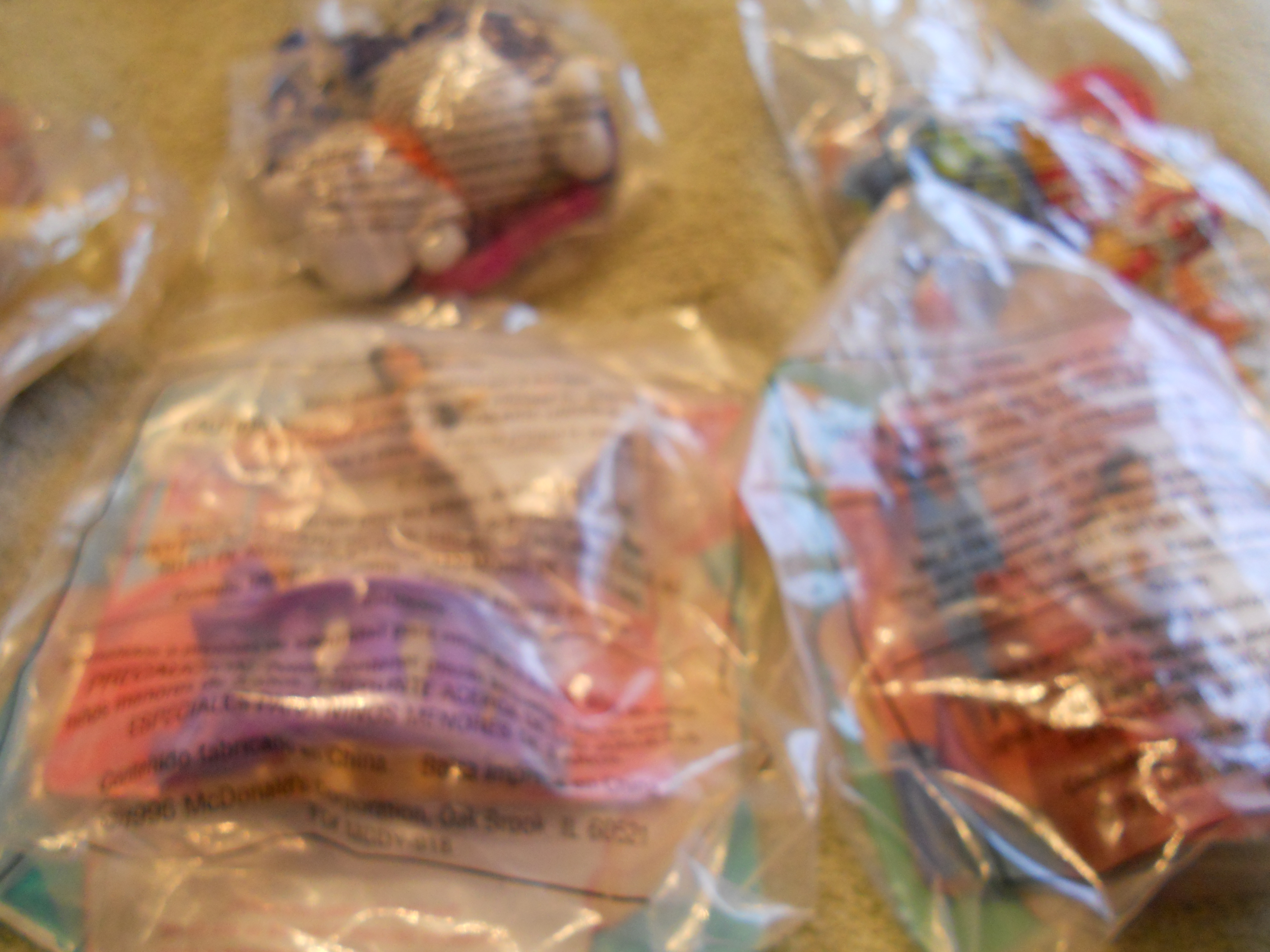 McDonald's Fast Food Toys Set of 5