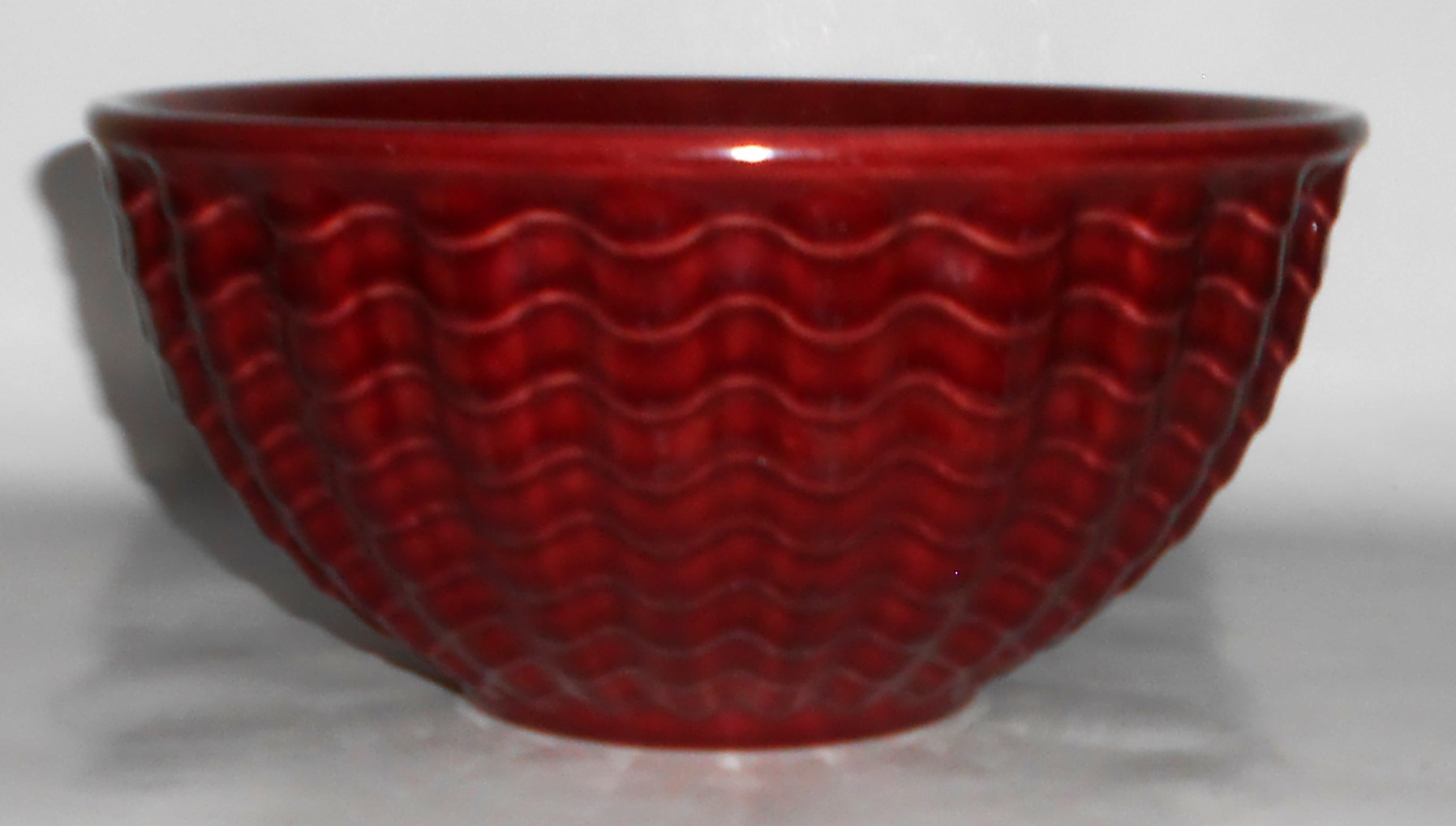 Franciscan Pottery Cocinero Gloss Maroon #9 Mixing Bowl