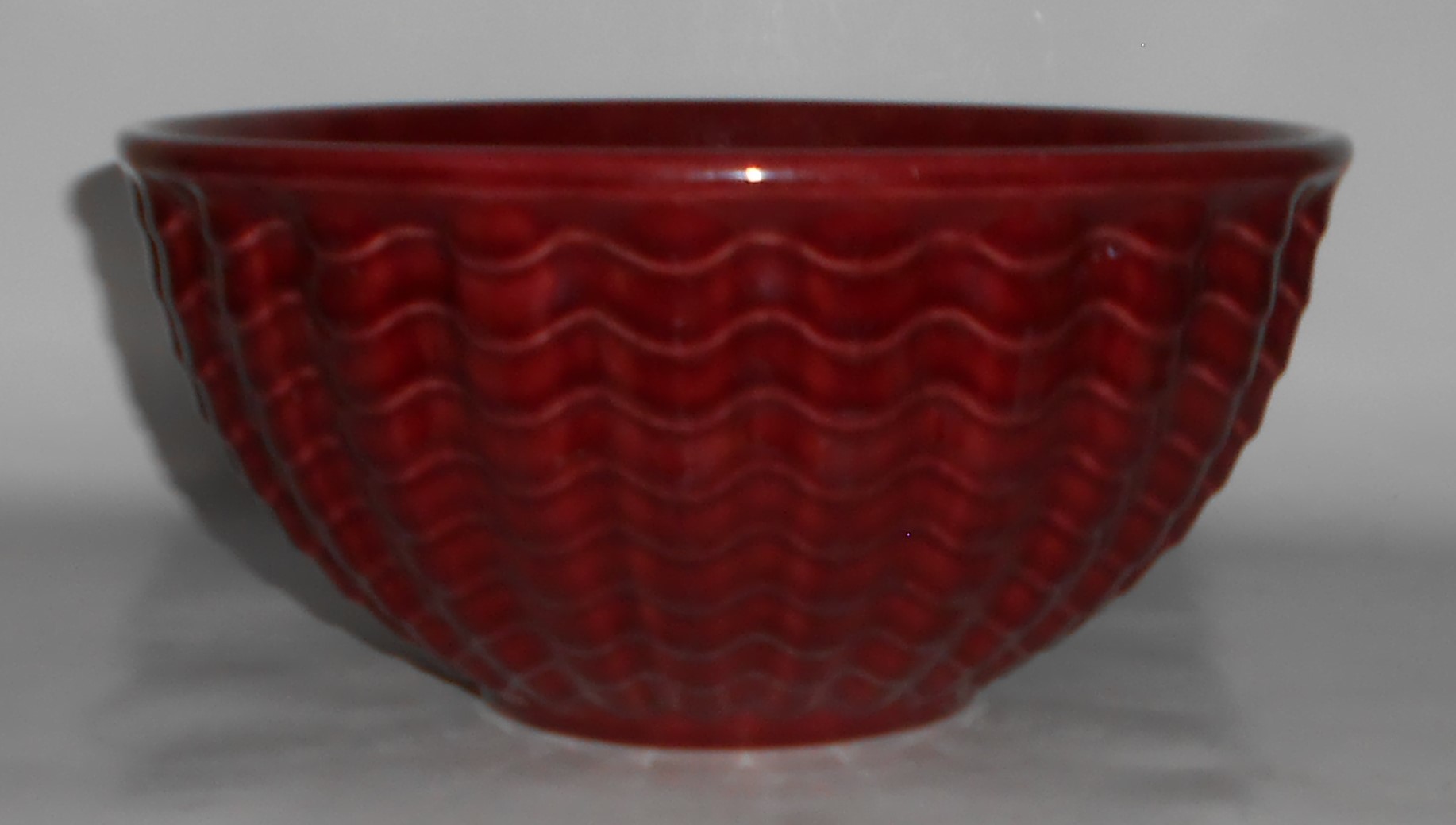 Franciscan Pottery Cocinero Gloss Maroon #9 Mixing Bowl