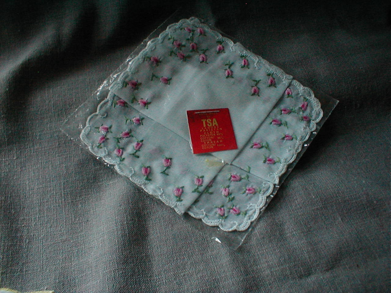 Flowered Handkerchief