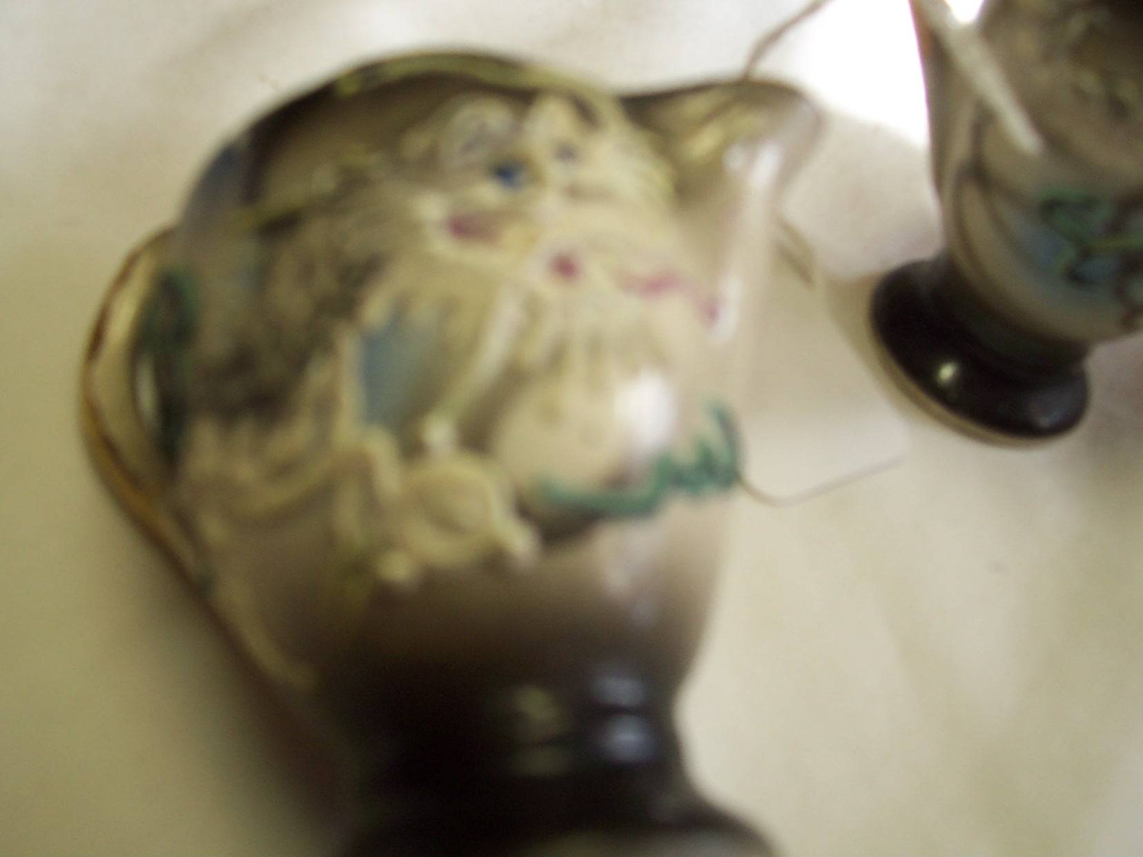 Moriage Salt & Pepper Dragon Set Teapot Japan
