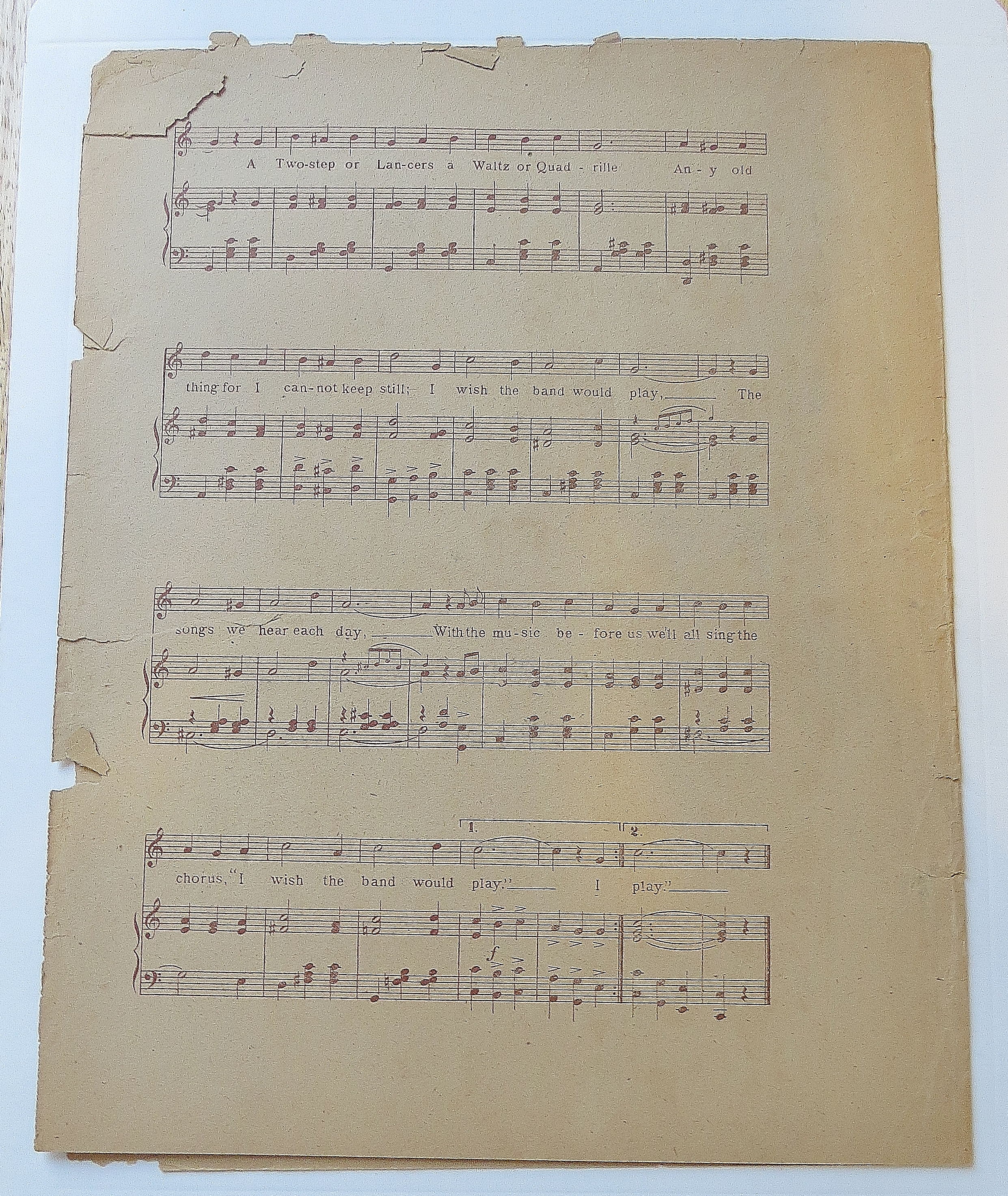 1904 Swish The Band Would Play