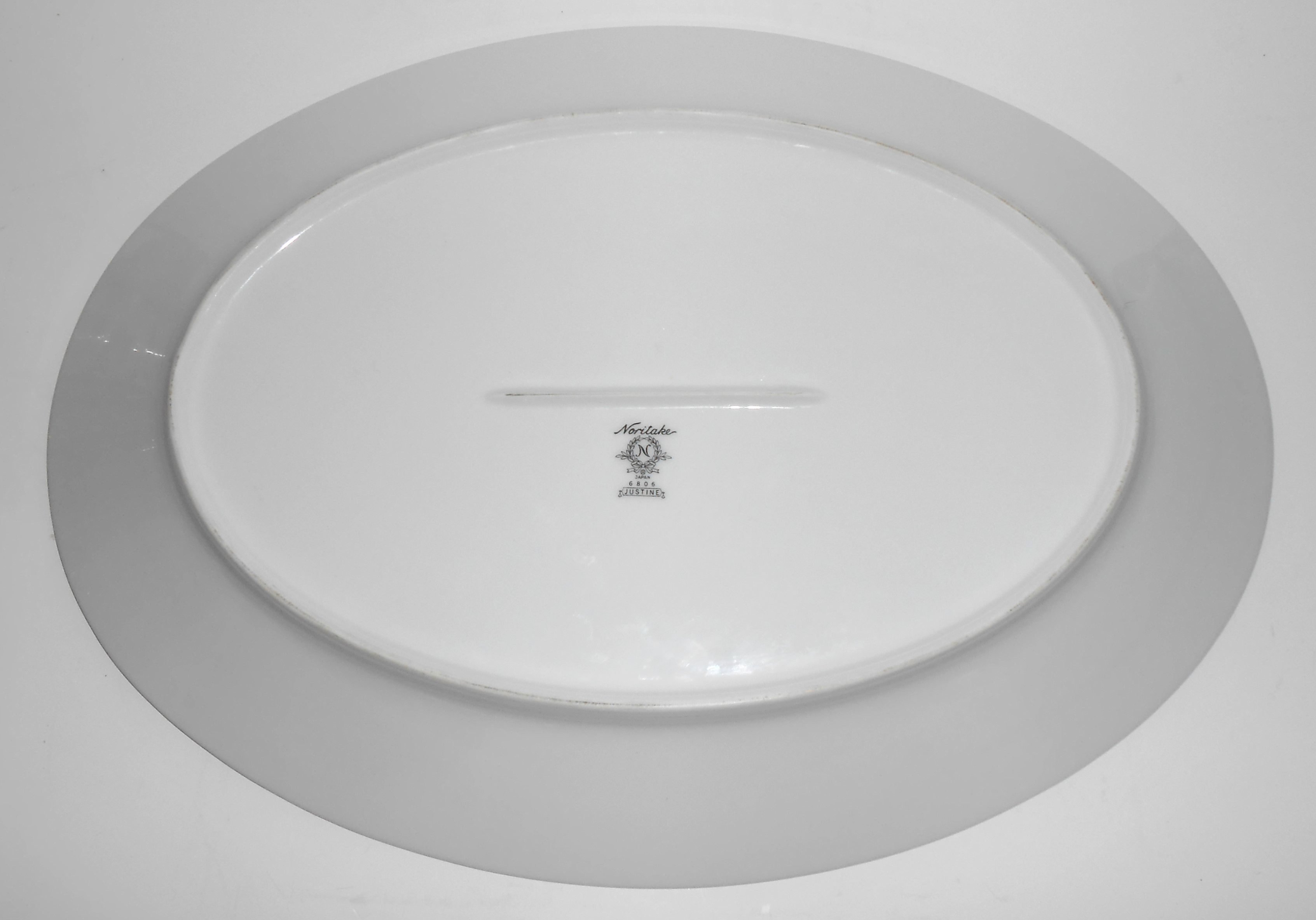 Noritake China Porcelain Justine Floral Large Platter