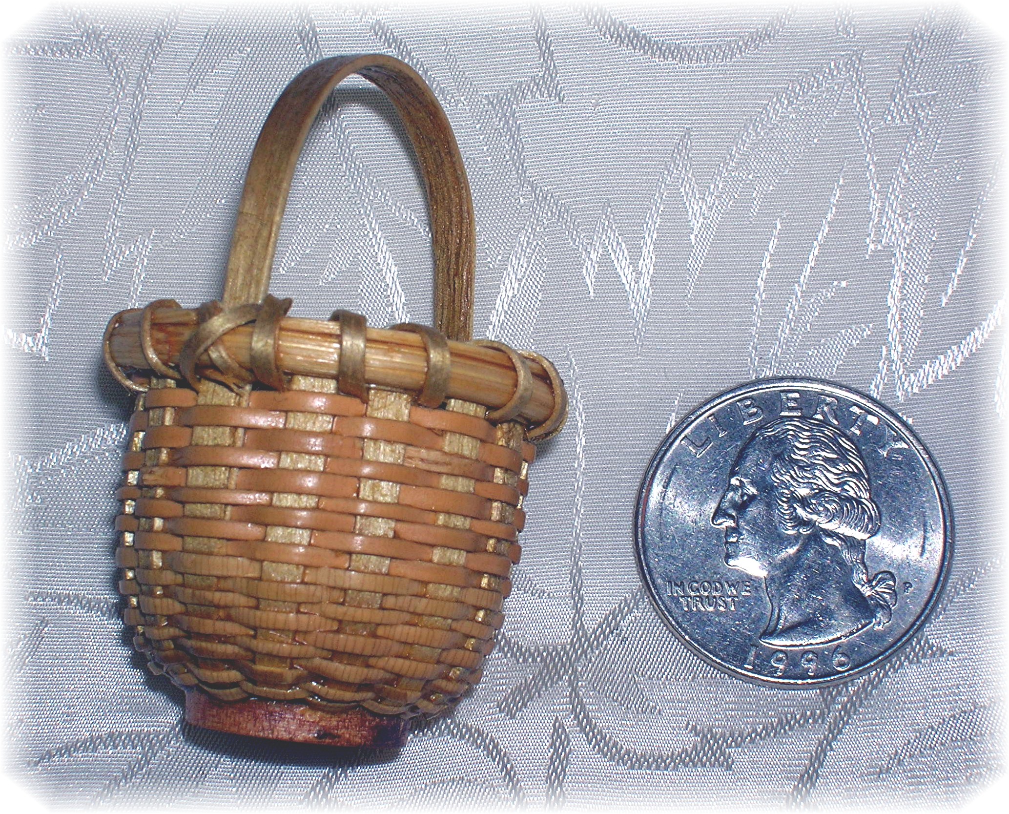 2 Inch Signed H. Hays 1993 Nantucket Basket