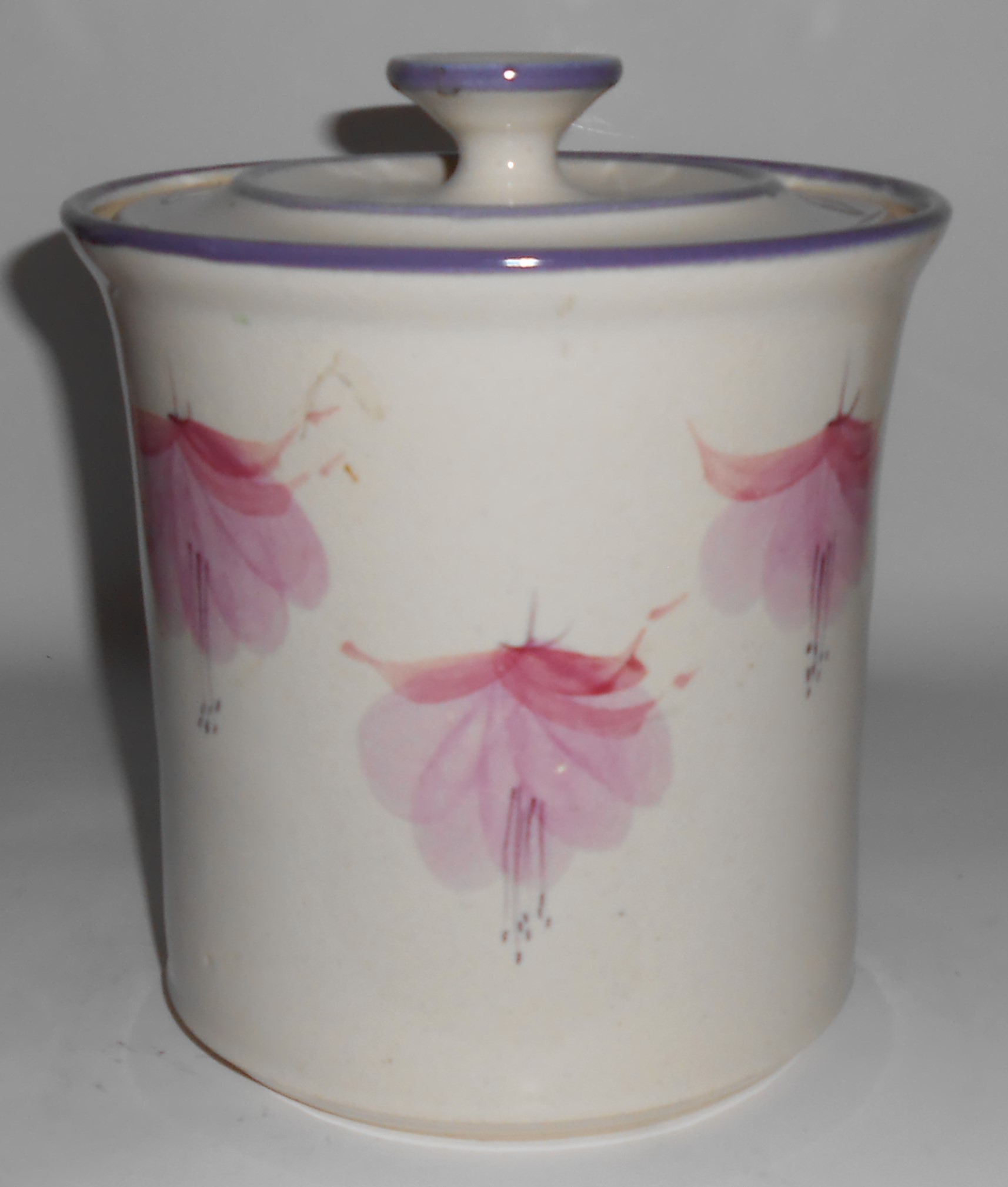 Bennett Welsh Studio Pottery Wheel Thrown Floral Decora