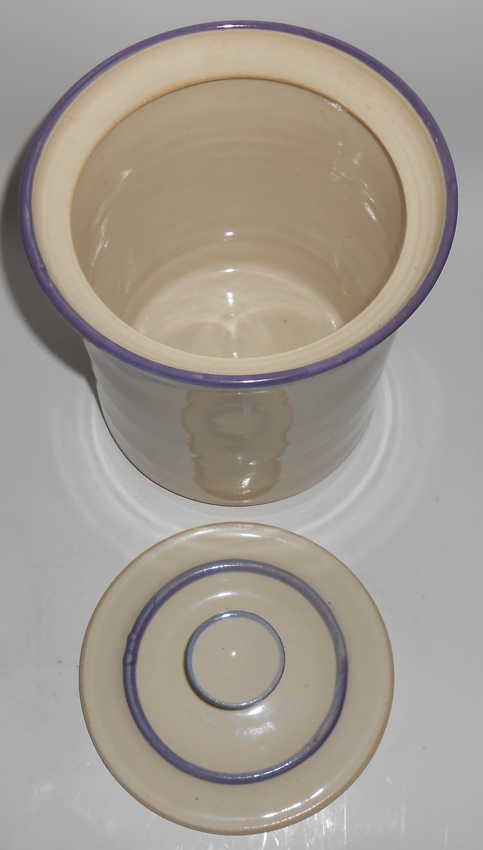 Bennett Welsh Studio Pottery Wheel Thrown Floral Decora