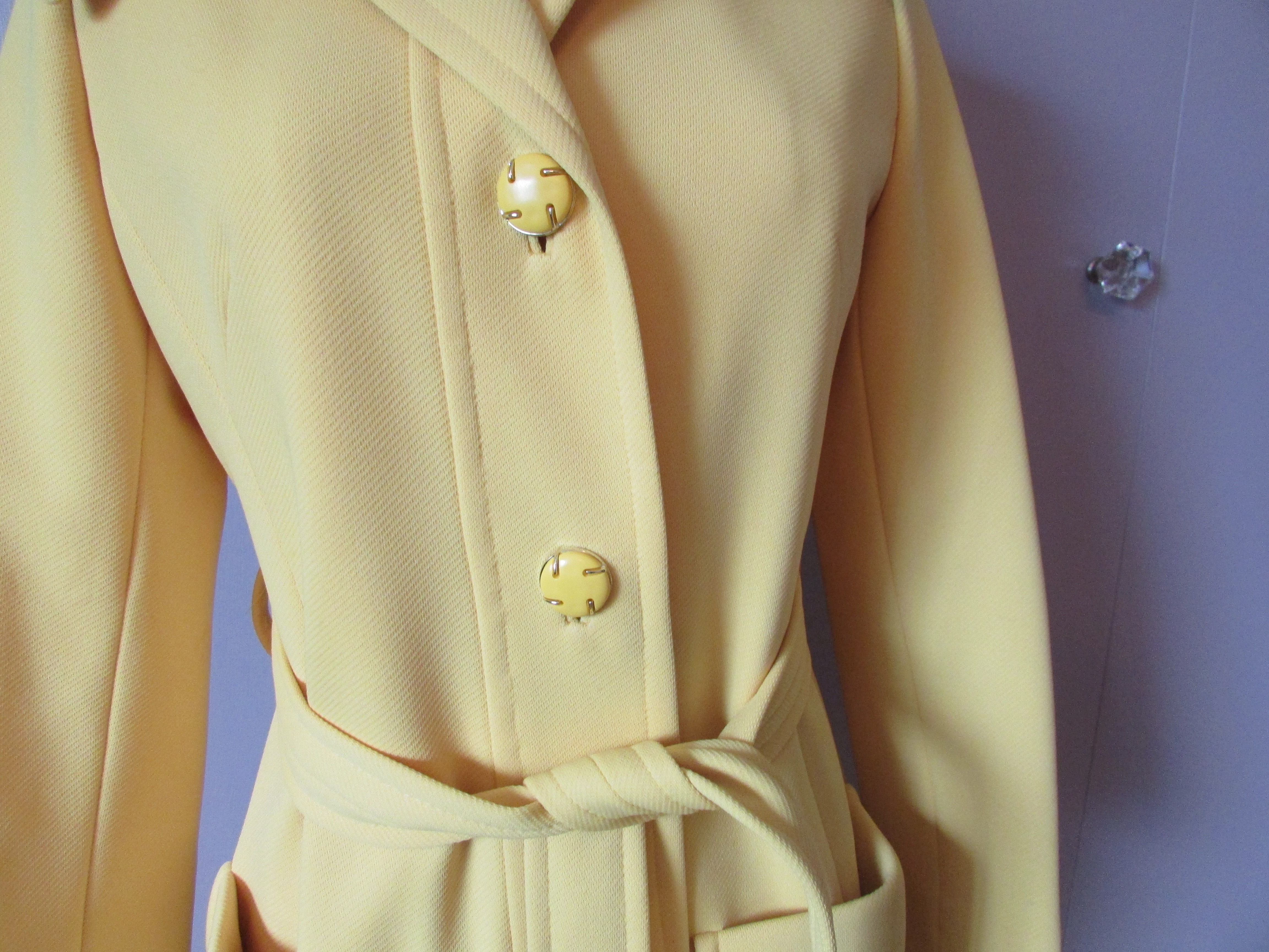 Yellow Fashionbilt Spring Coat