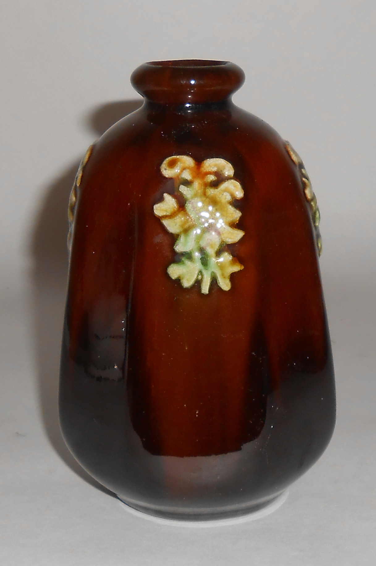Peters And Reed Pottery Standard Glaze Pinch Vase! MINT