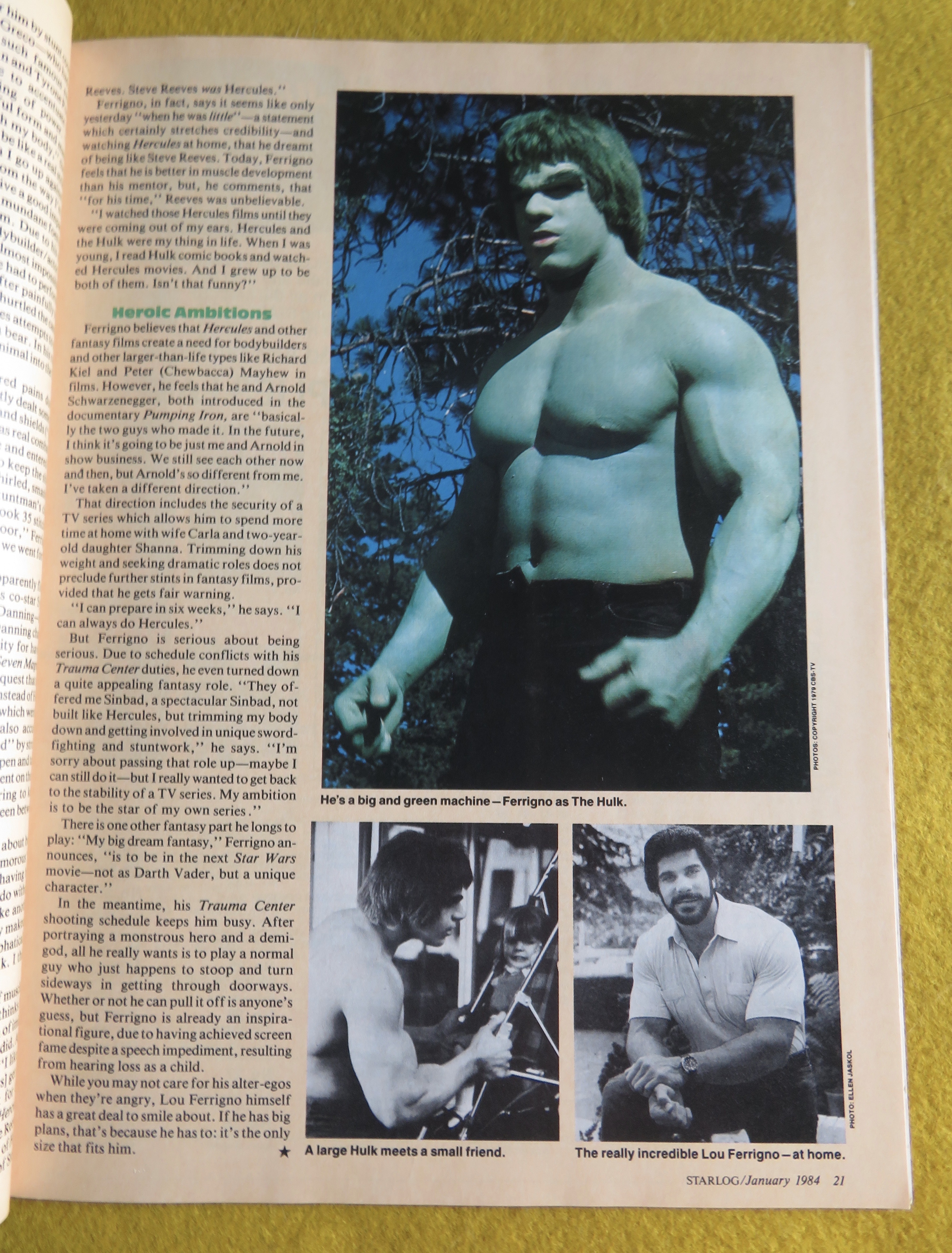 Starlog Magazine January 1984 Brainstorm & Right Stuff