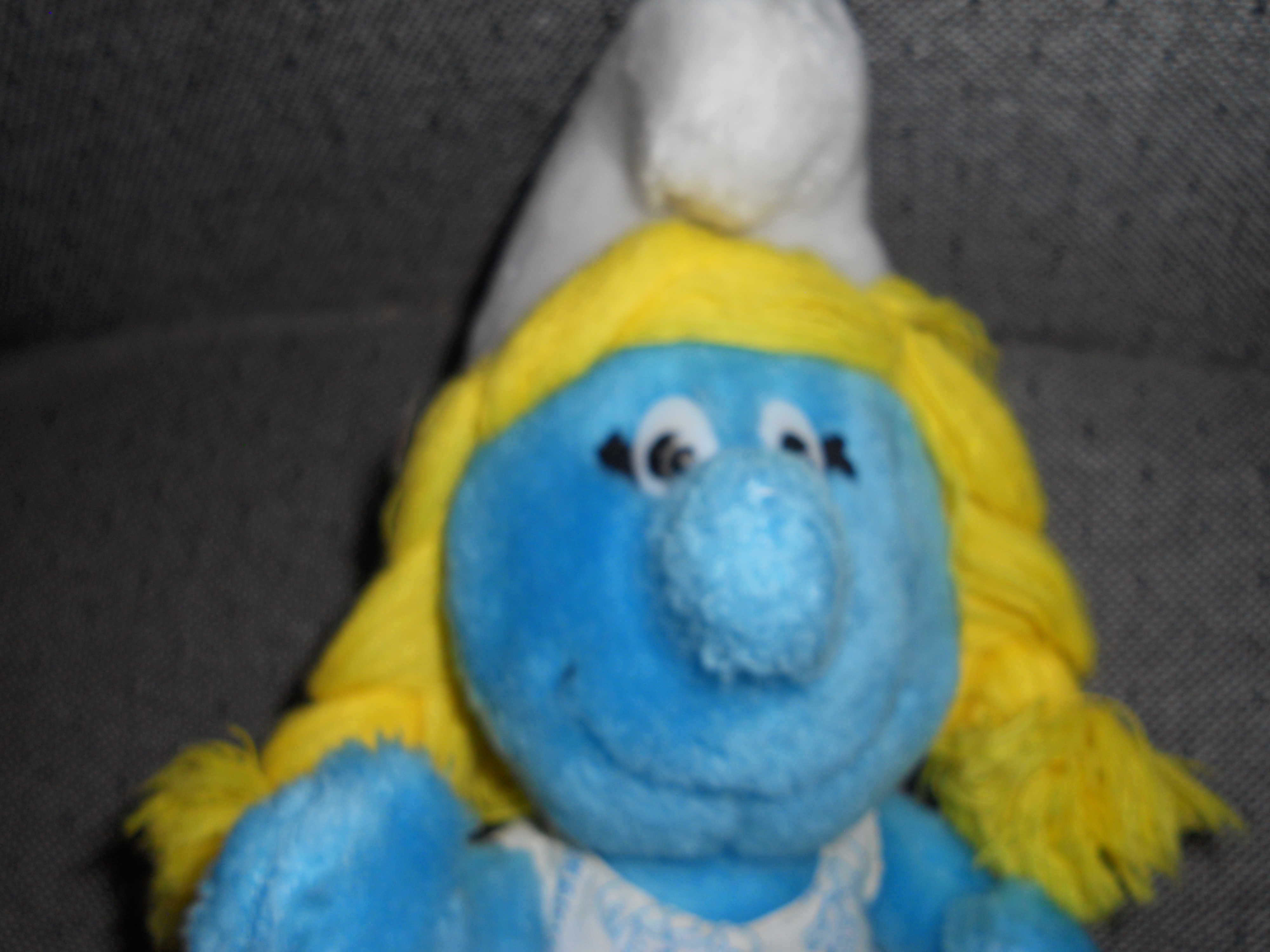 Smurfette Smurf Plush Toy 1981 Peyo 10 inch