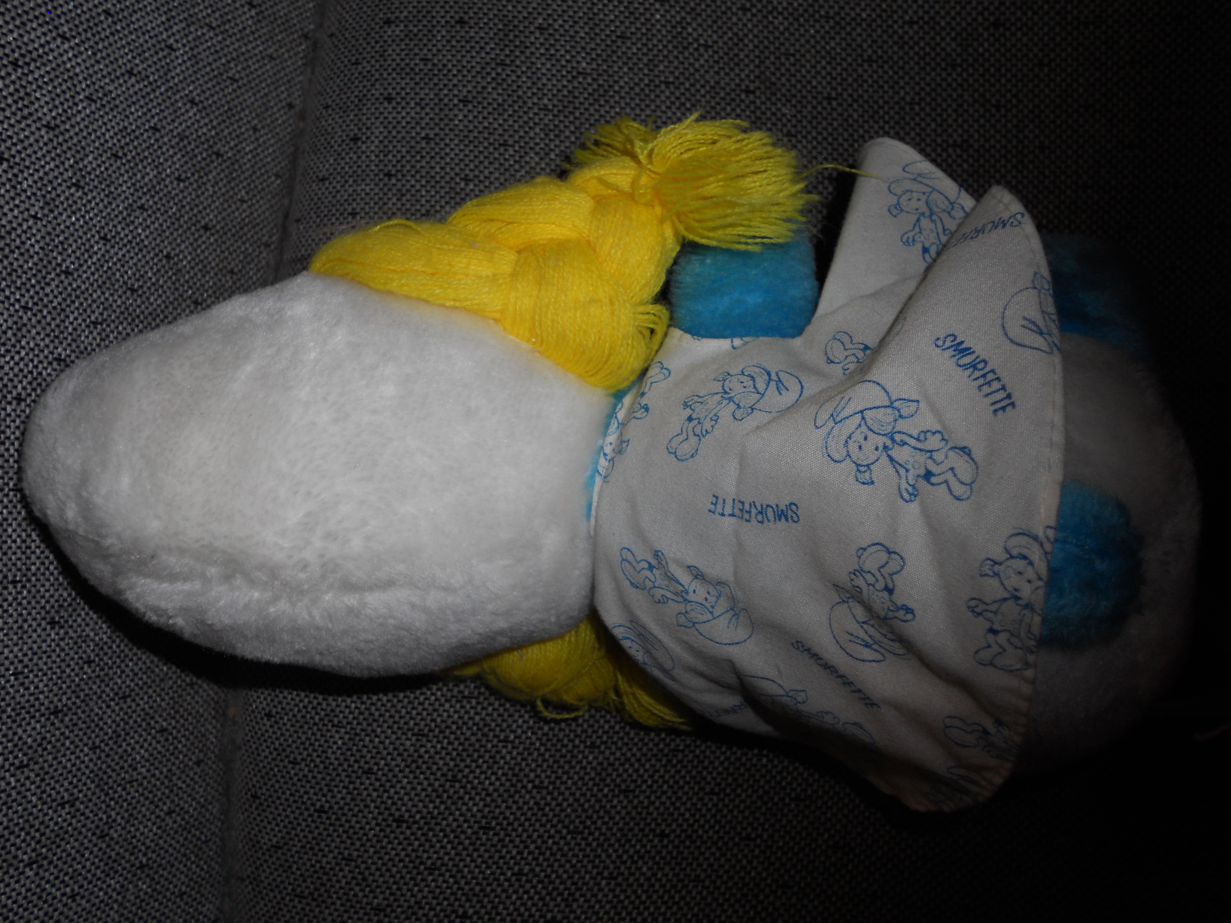 Smurfette Smurf Plush Toy 1981 Peyo 10 inch