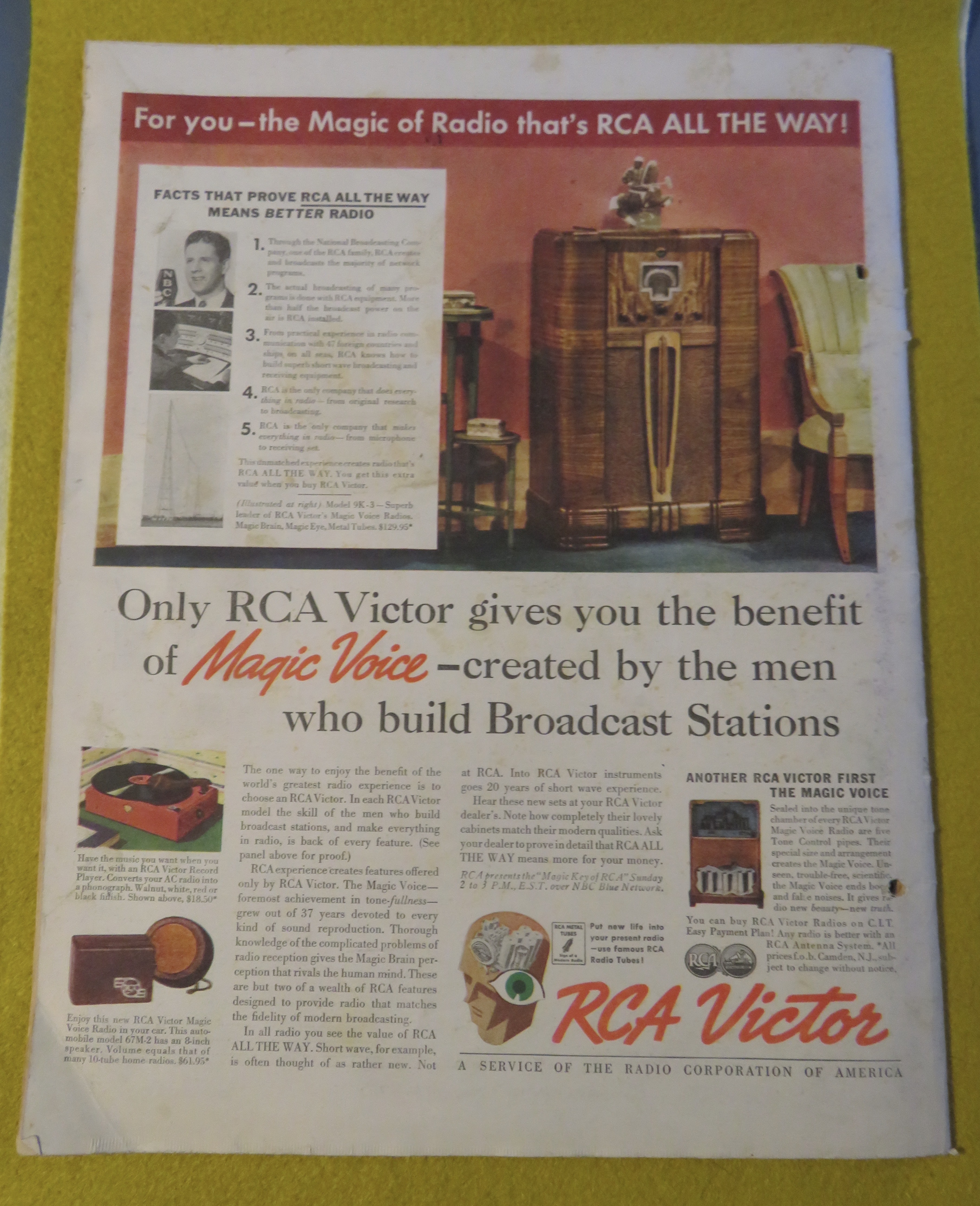 Radio Guide Magazine April 24, 1937 Mountain Magic
