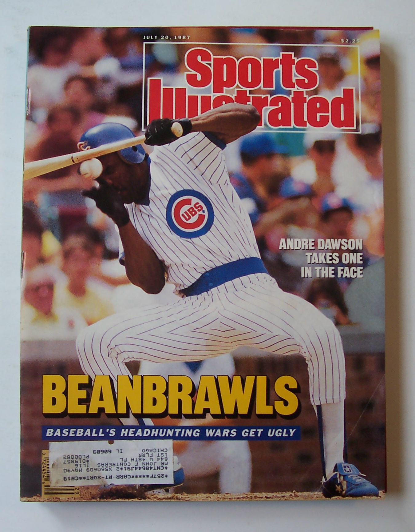 Sports Illustrated Magazine-July 20, 1987-Andre Dawson