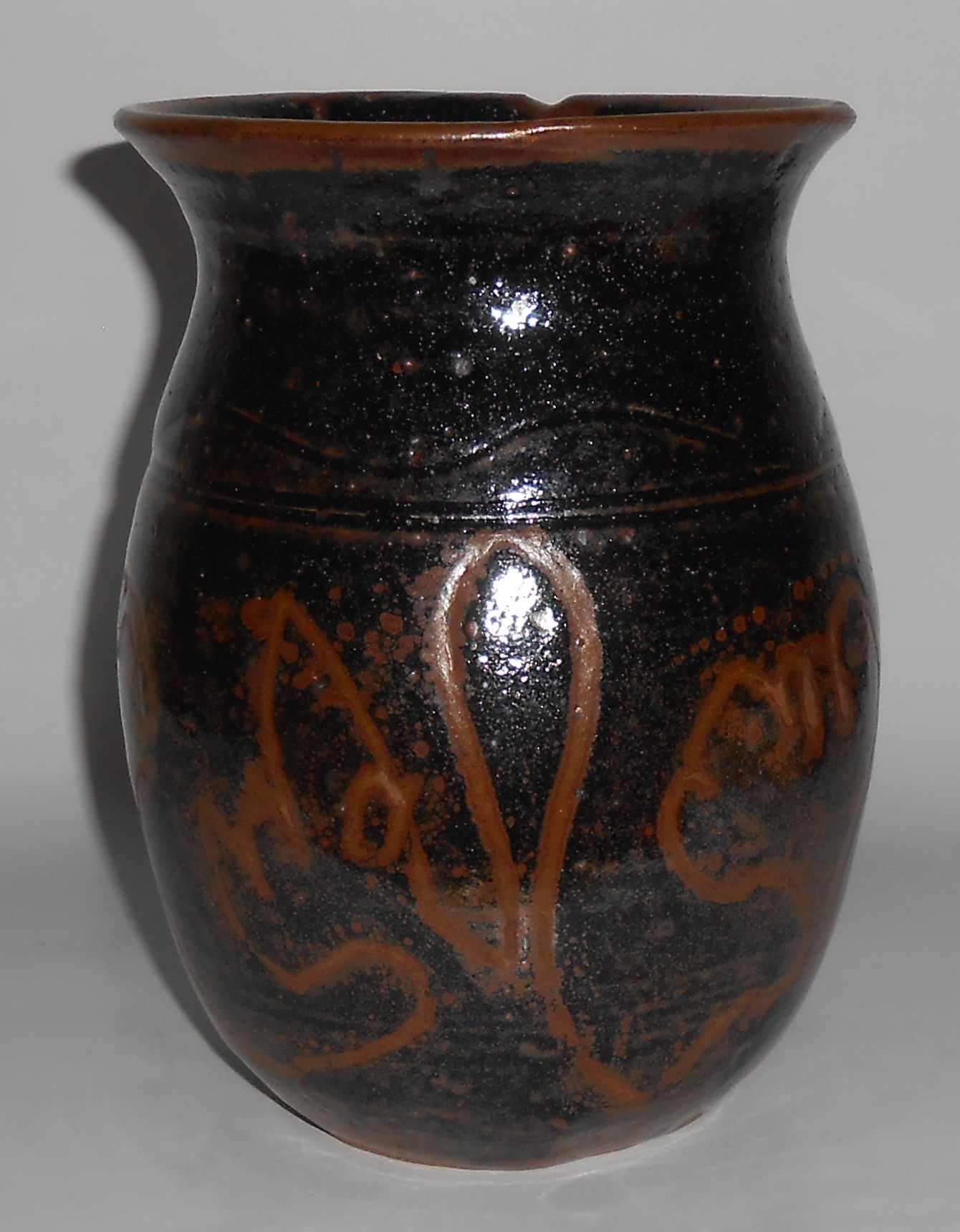 Mar Hudson Studio Pottery Northwest Large Decorated V