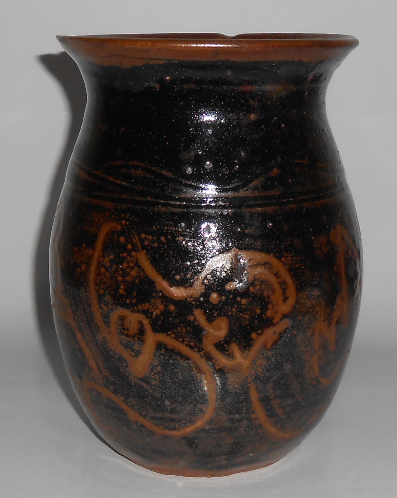Mar Hudson Studio Pottery Northwest Large Decorated V