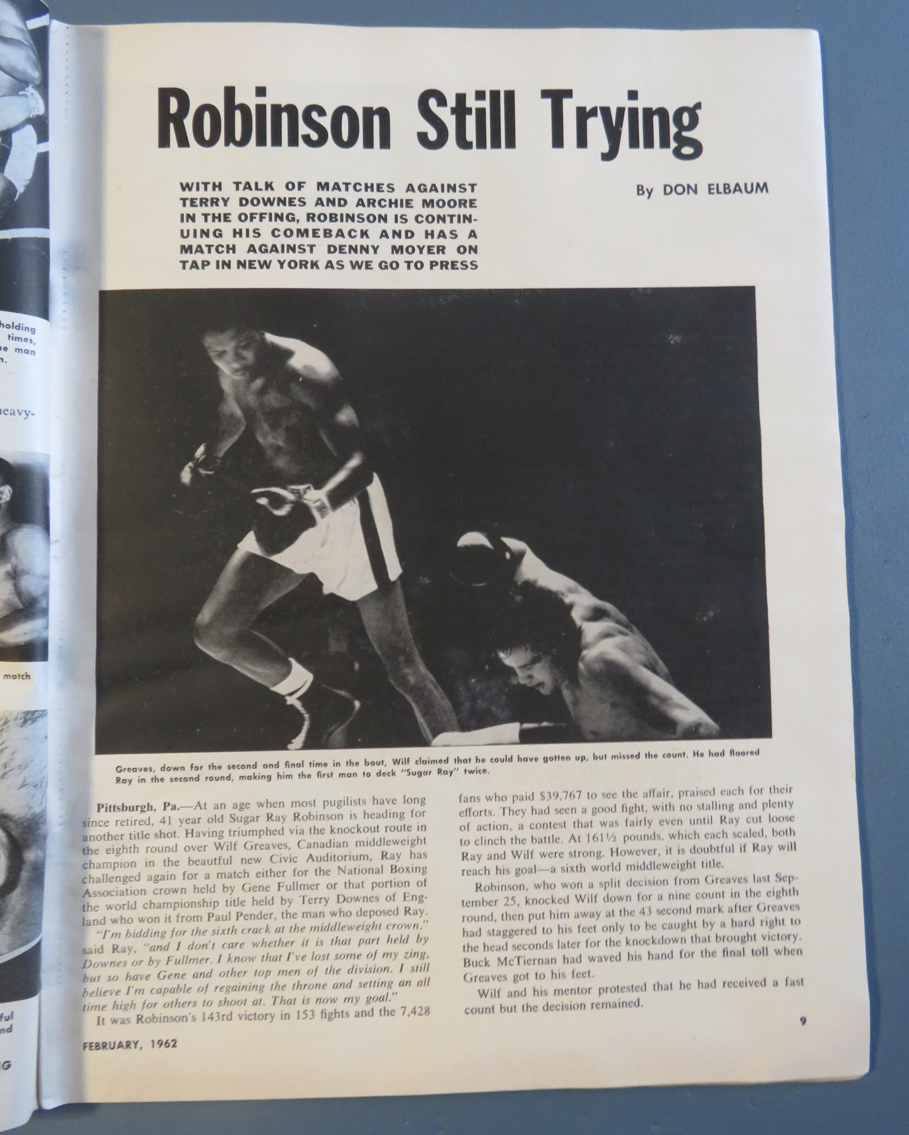 The Ring Magazine February 1962 Sonny Liston