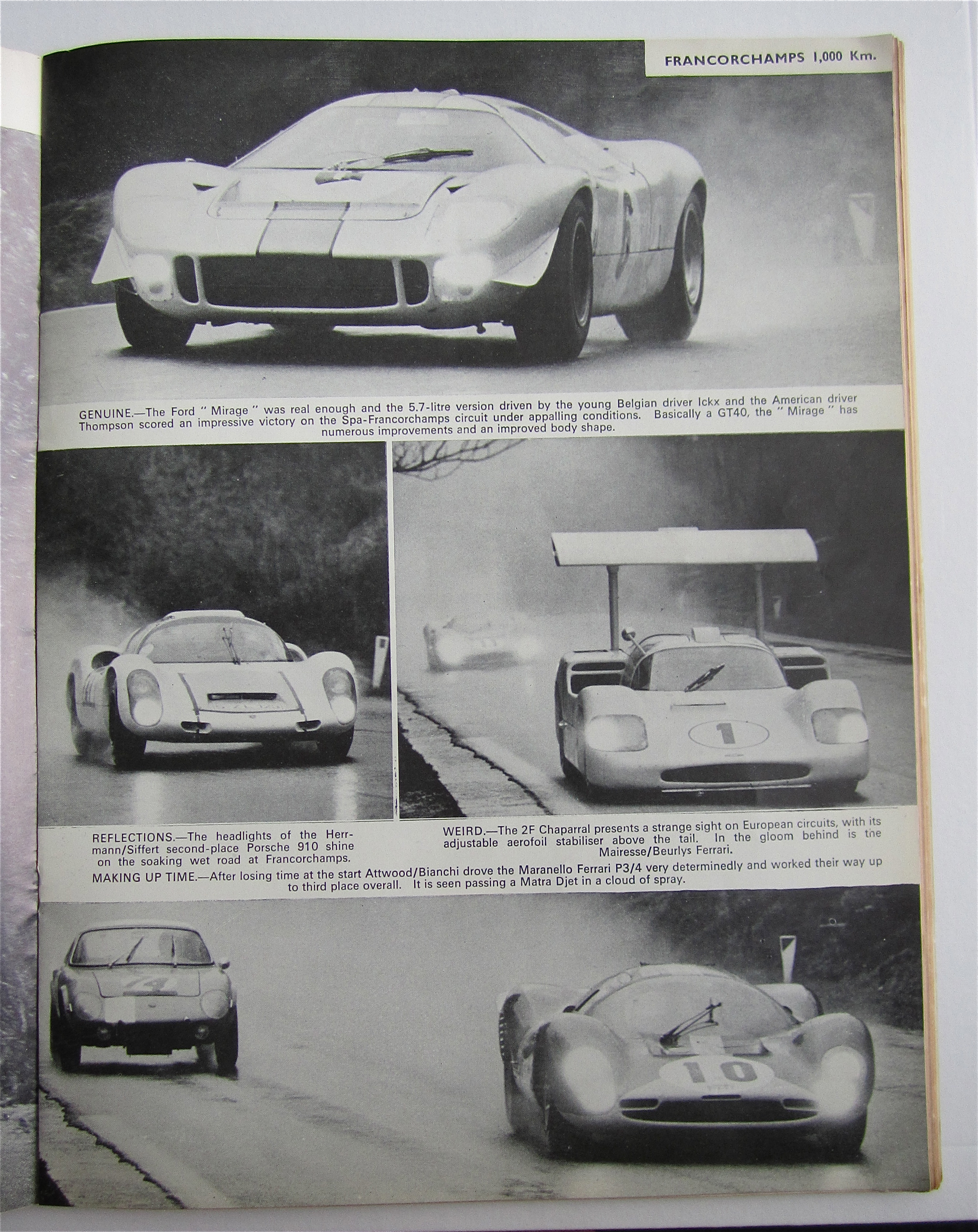 Motor Sport Magazine June 1967 Maserati v Aston Martin