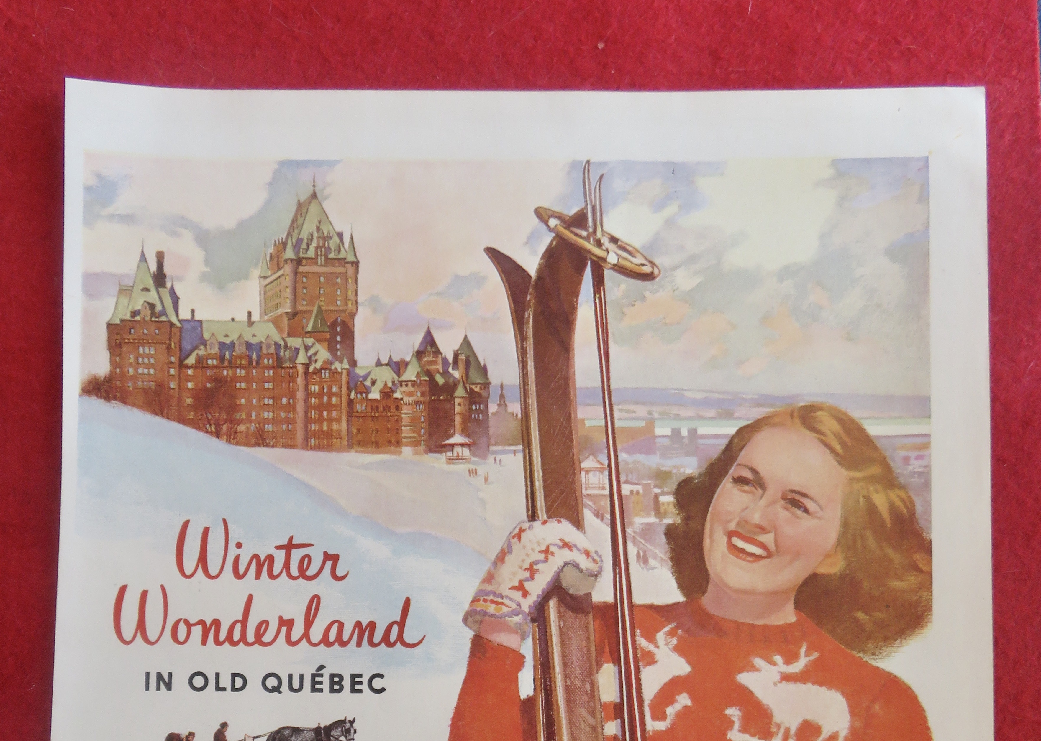 1950's Canadian Pacific with Old Quebec