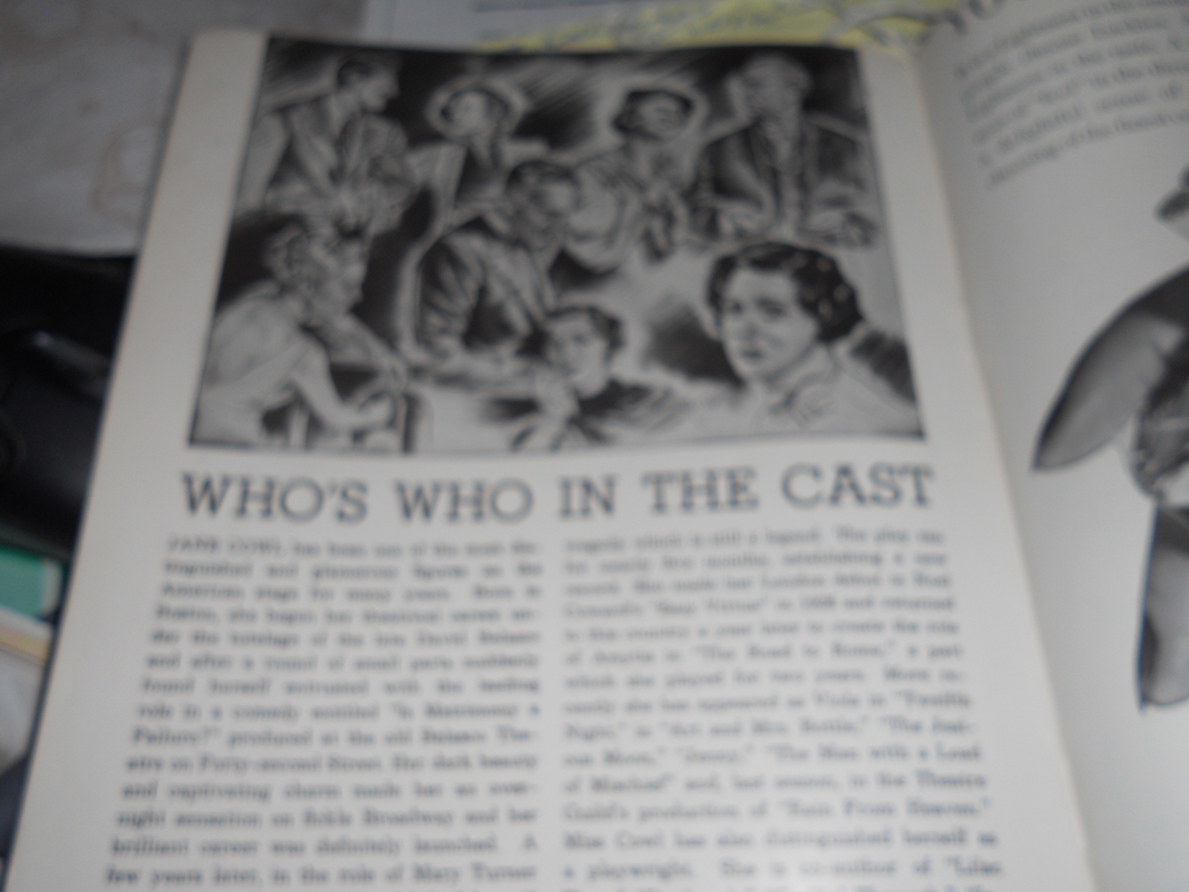 Music Box Theater Program 1936 The Playbill