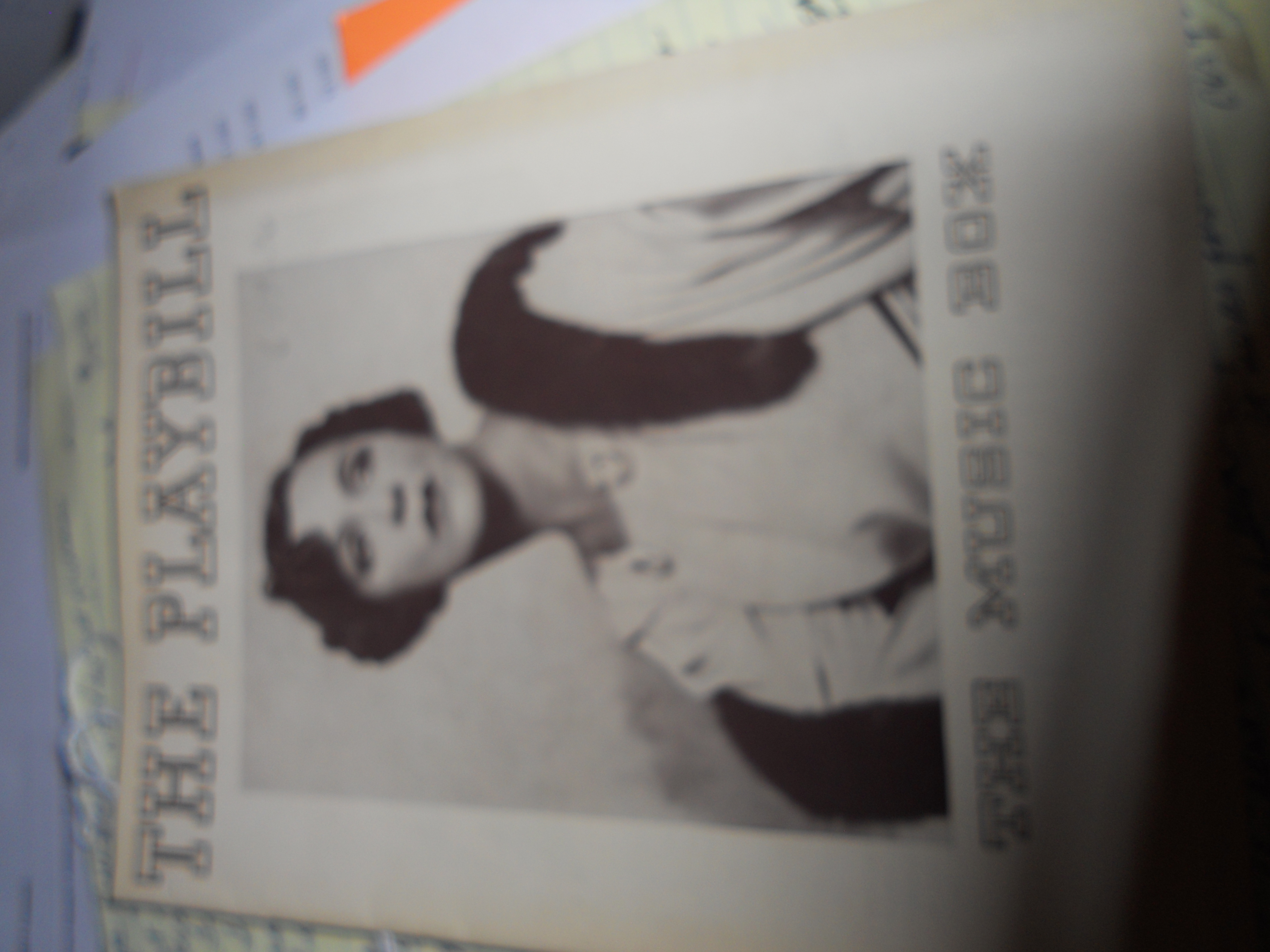 Music Box Theater Program 1936 The Playbill