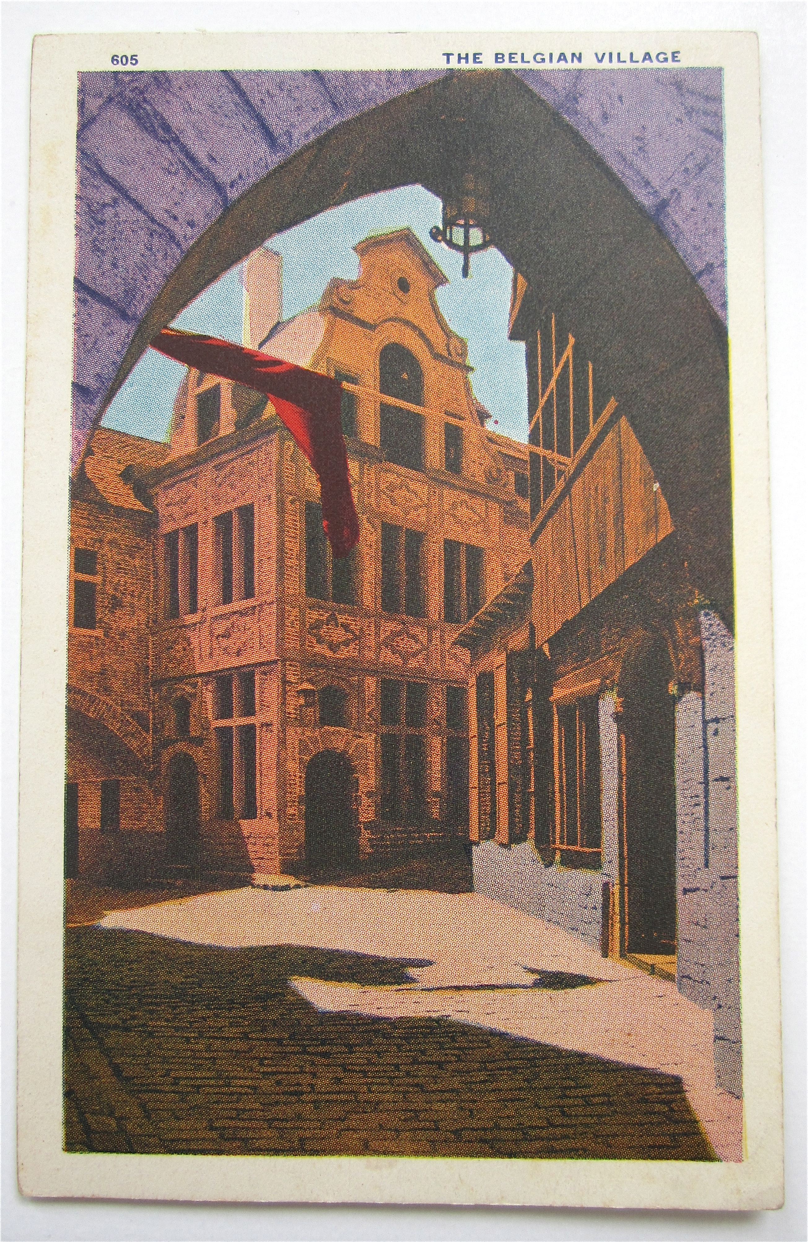 The Belgian Village, Chicago World's Fair Postcard