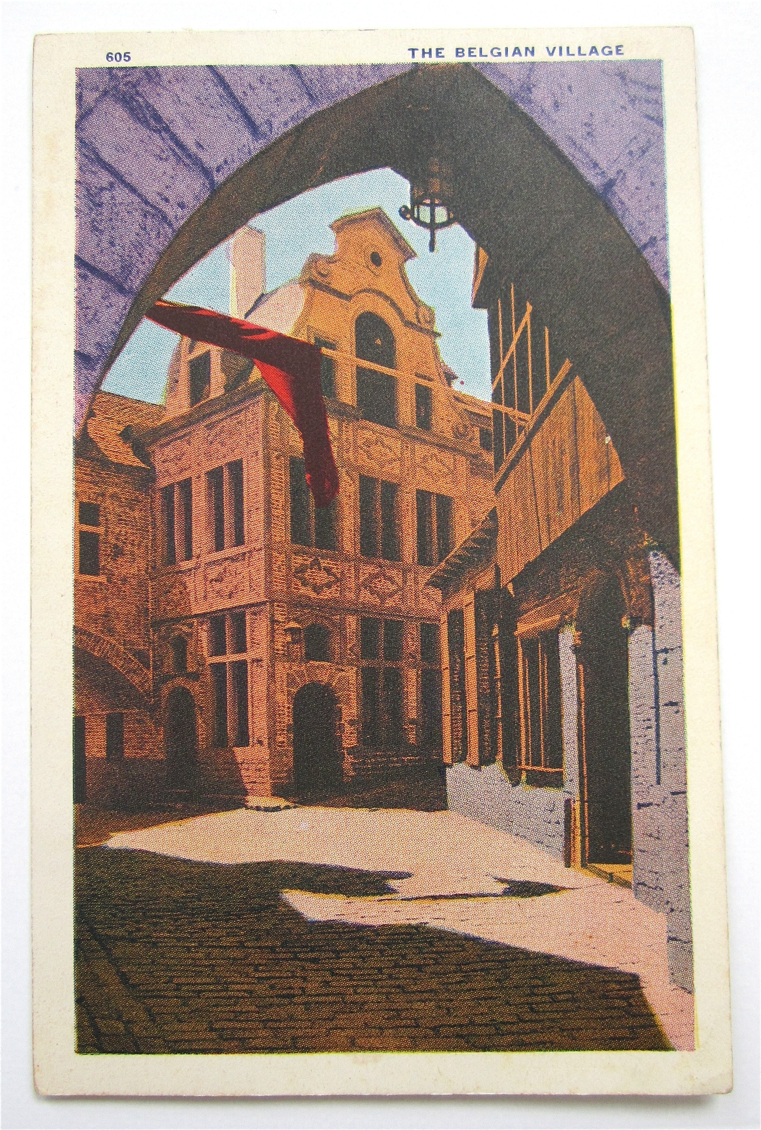 The Belgian Village, Chicago World's Fair Postcard