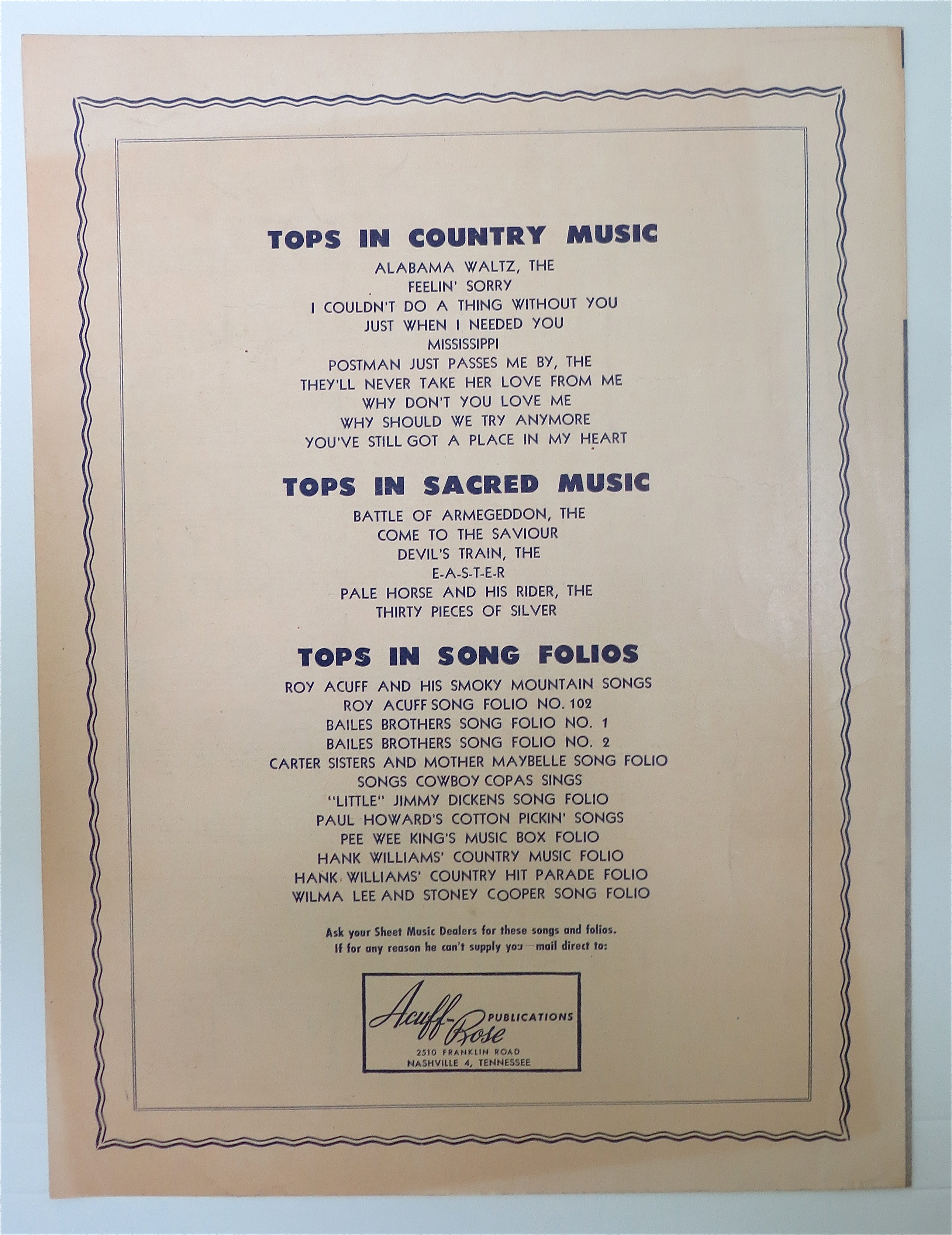 1948 Tennessee Waltz with Patti Page