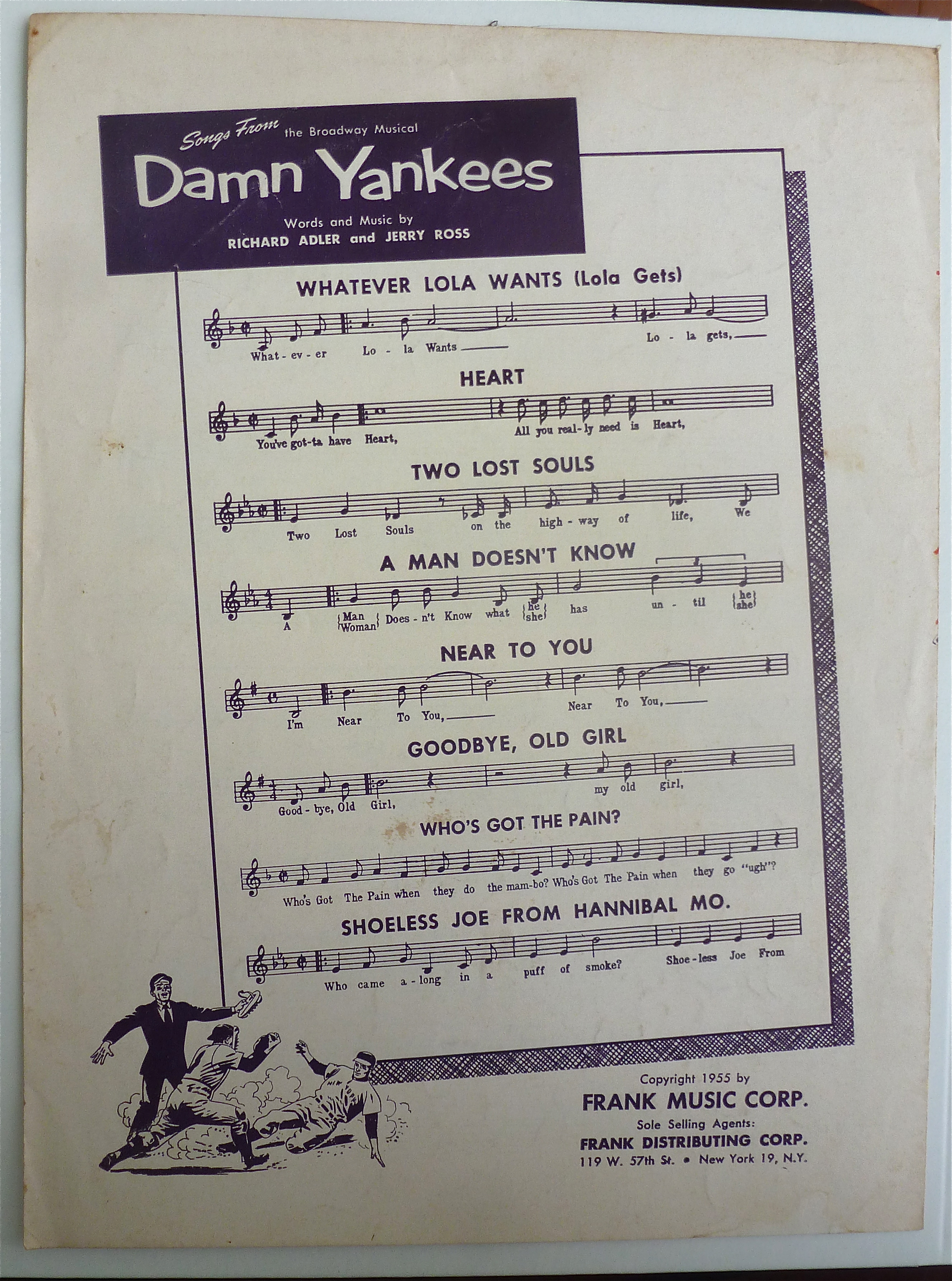Sheet Music For 1957 Good Night, My Someone