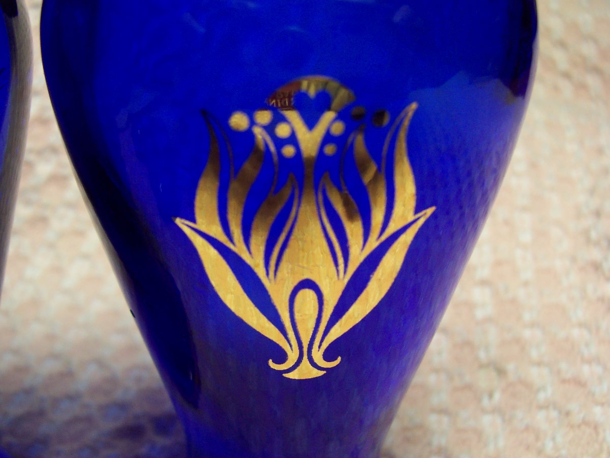 Avon Skin So Soft Cobalt Blue Decanter Cruet