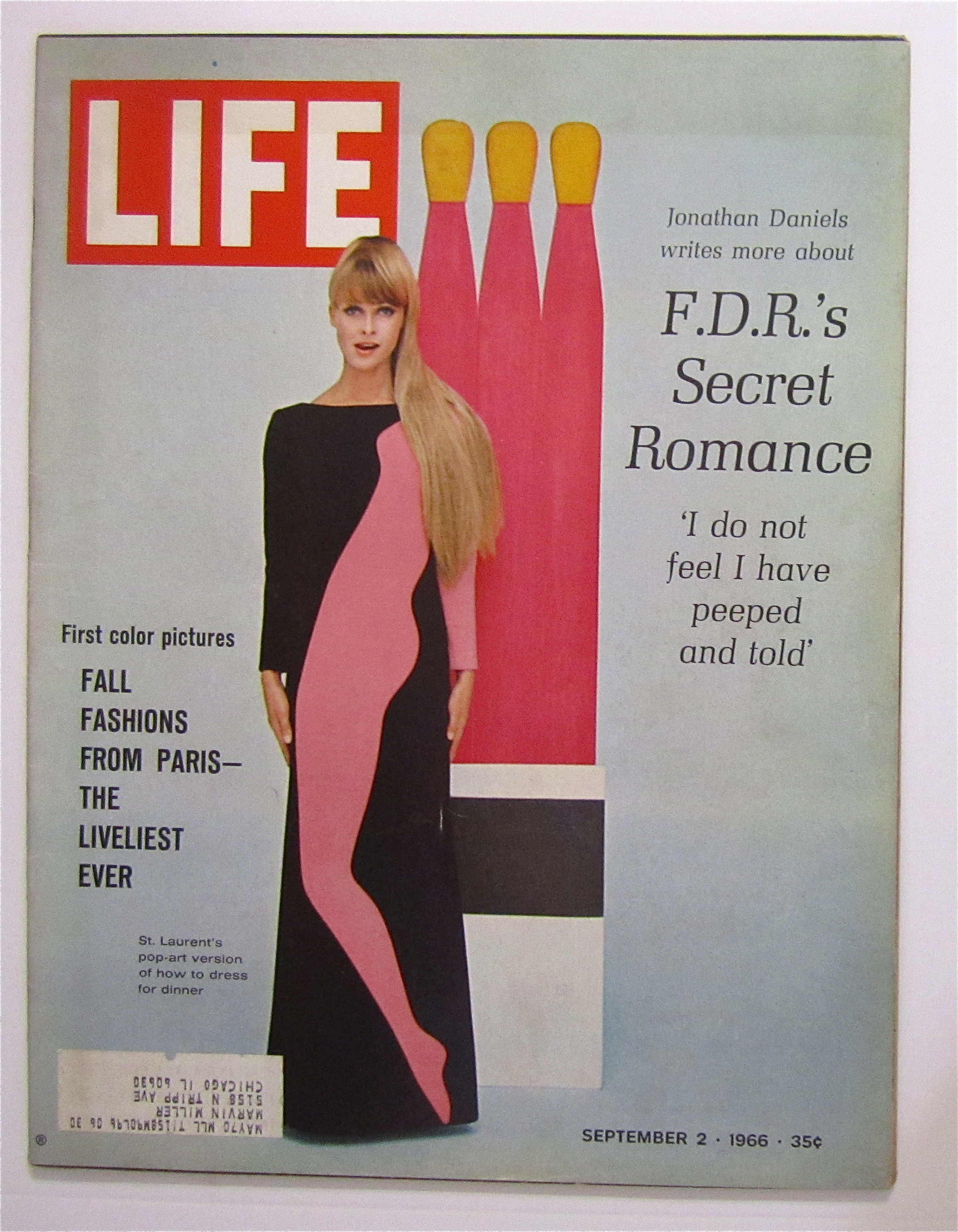 Life Magazine September 2, 1966 Fall Fashion From Paris