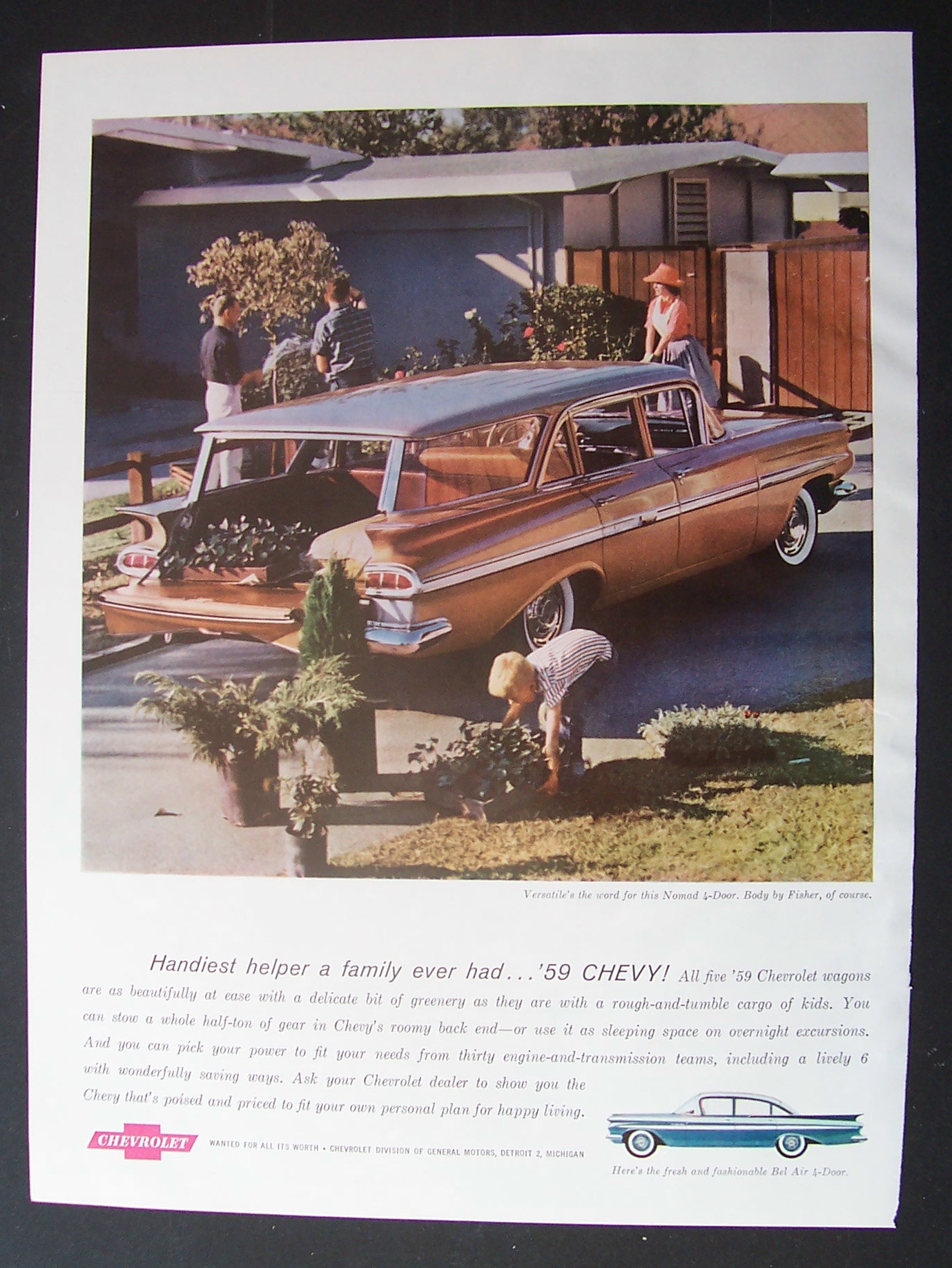 1959 Chevrolet Wagons with the Nomad 4-Door