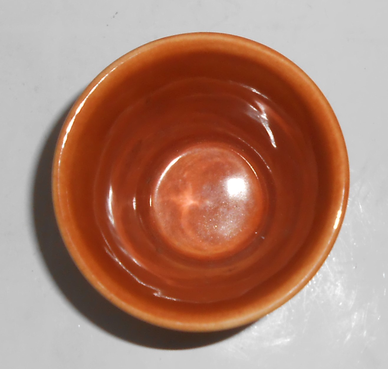 Bauer Pottery La Linda Gloss Lt Brown Tumbler