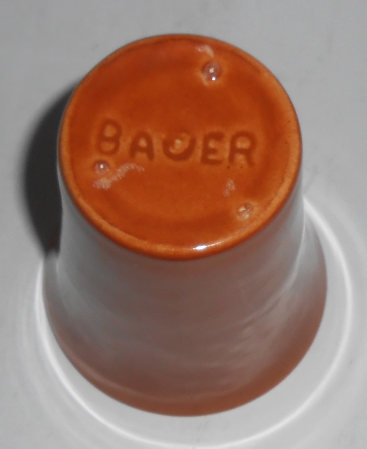 Bauer Pottery La Linda Gloss Lt Brown Tumbler