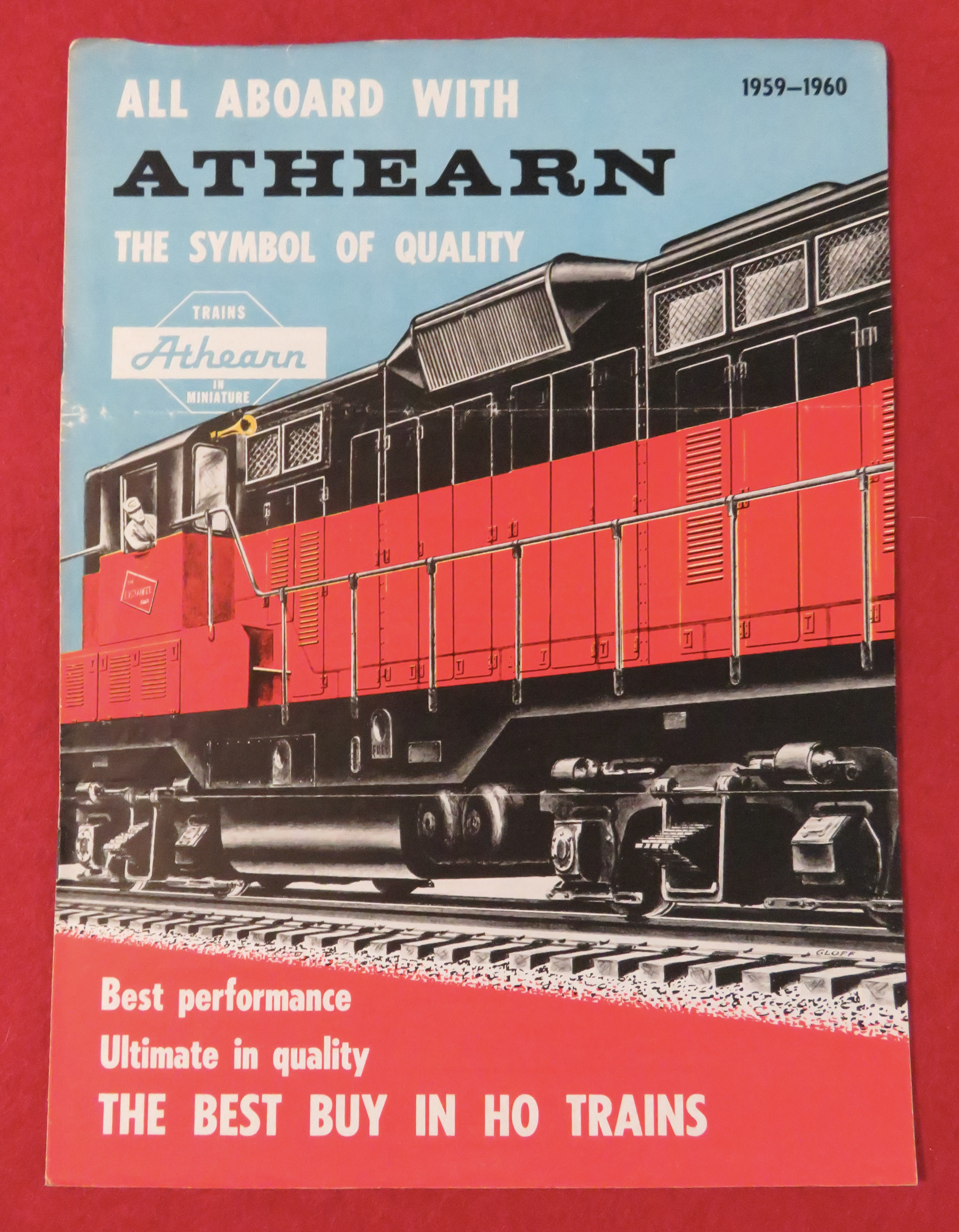 Athearn Model Railroad Train Catalog 1959 - 1960