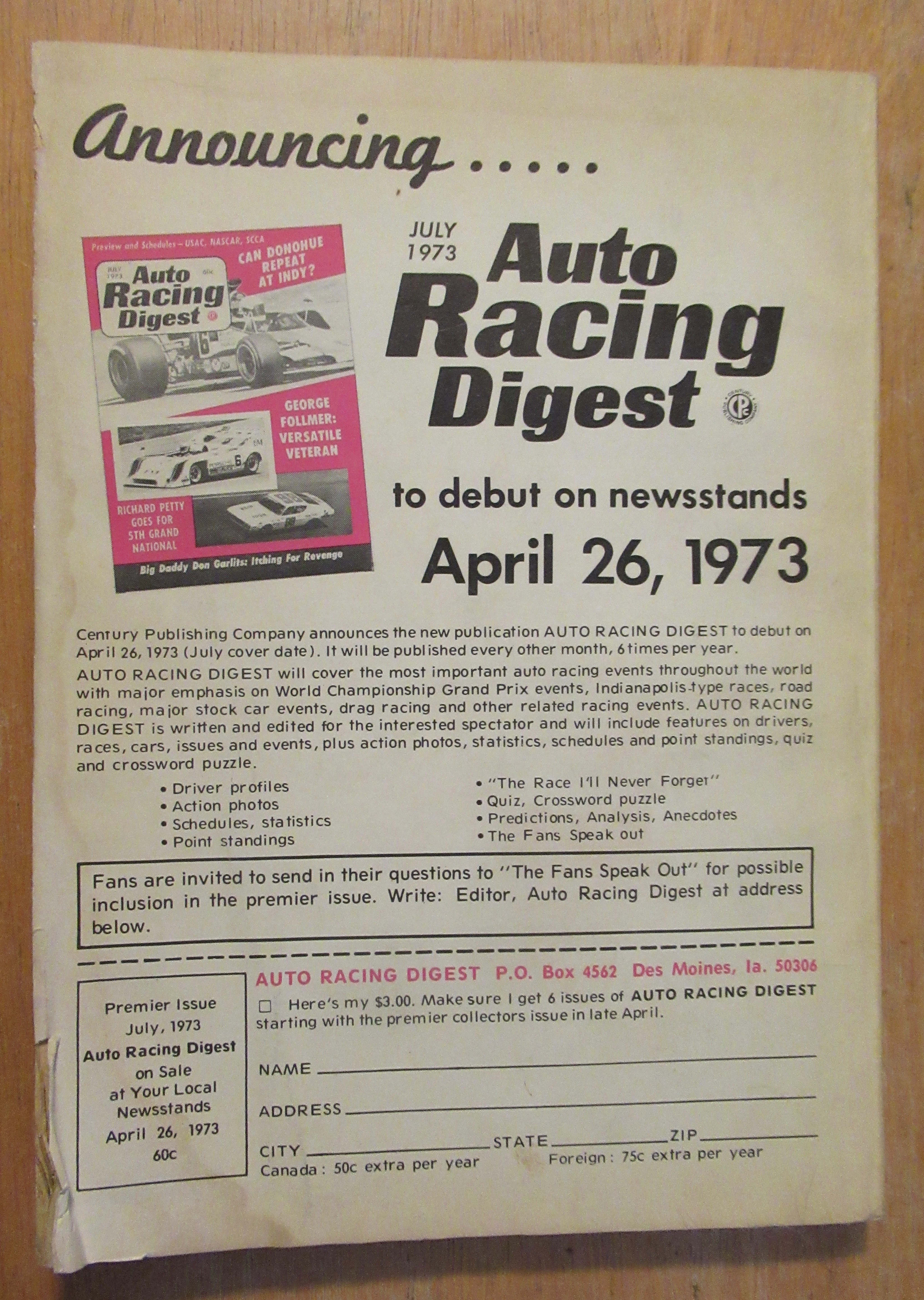 Baseball Digest April 1973 Don Kessinger