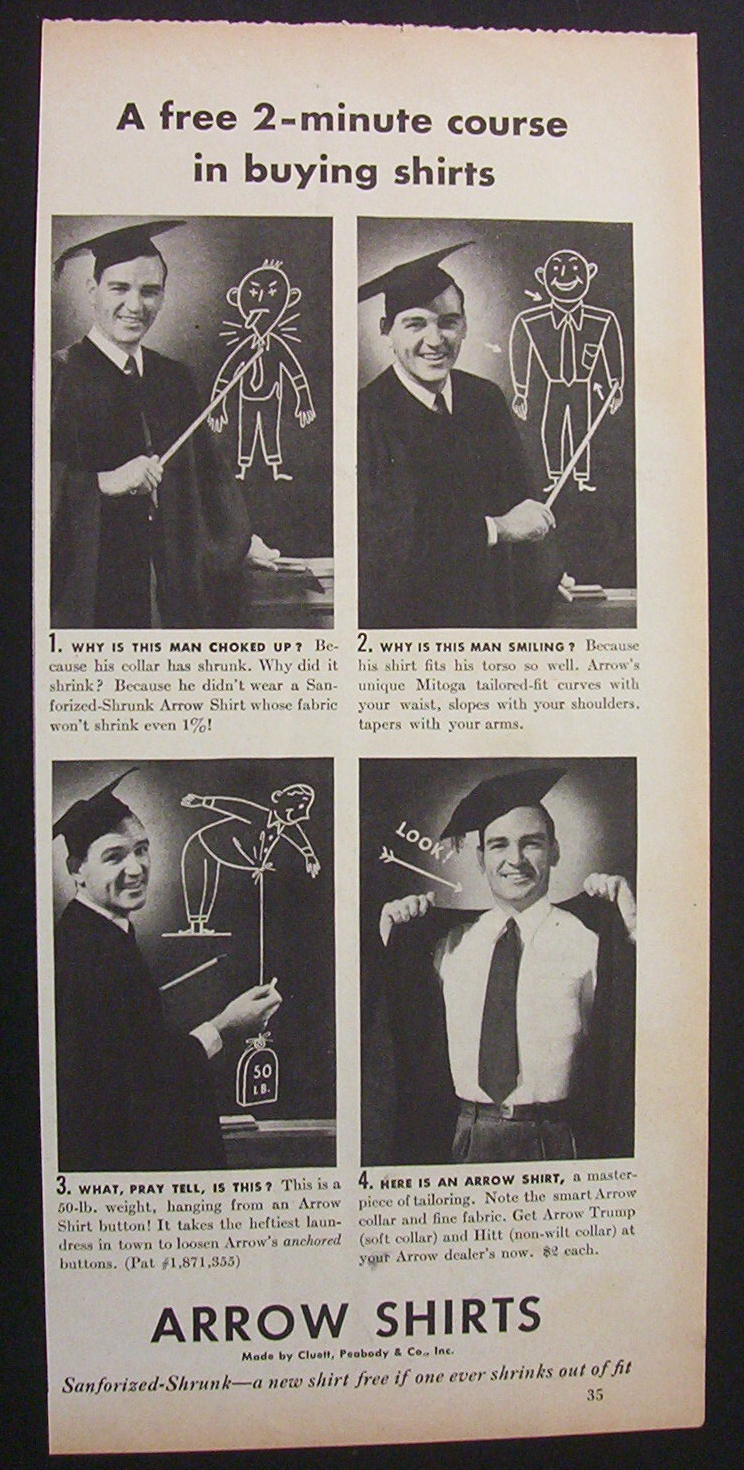 1940 Arrow Shirts